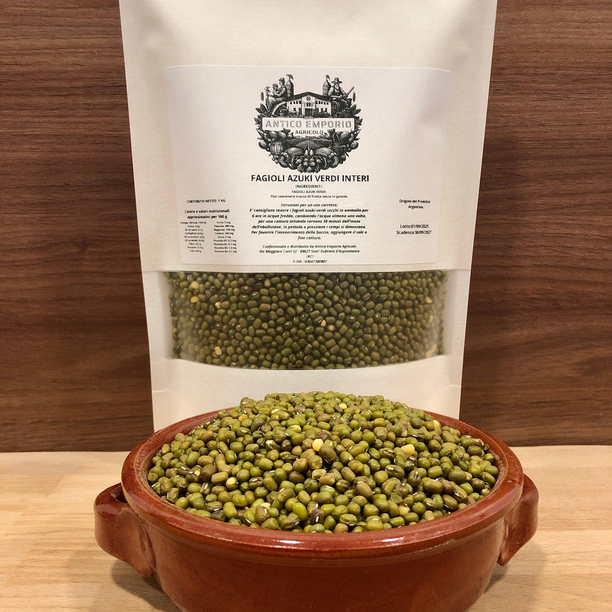 Fagioli Azuki Verdi Naturali