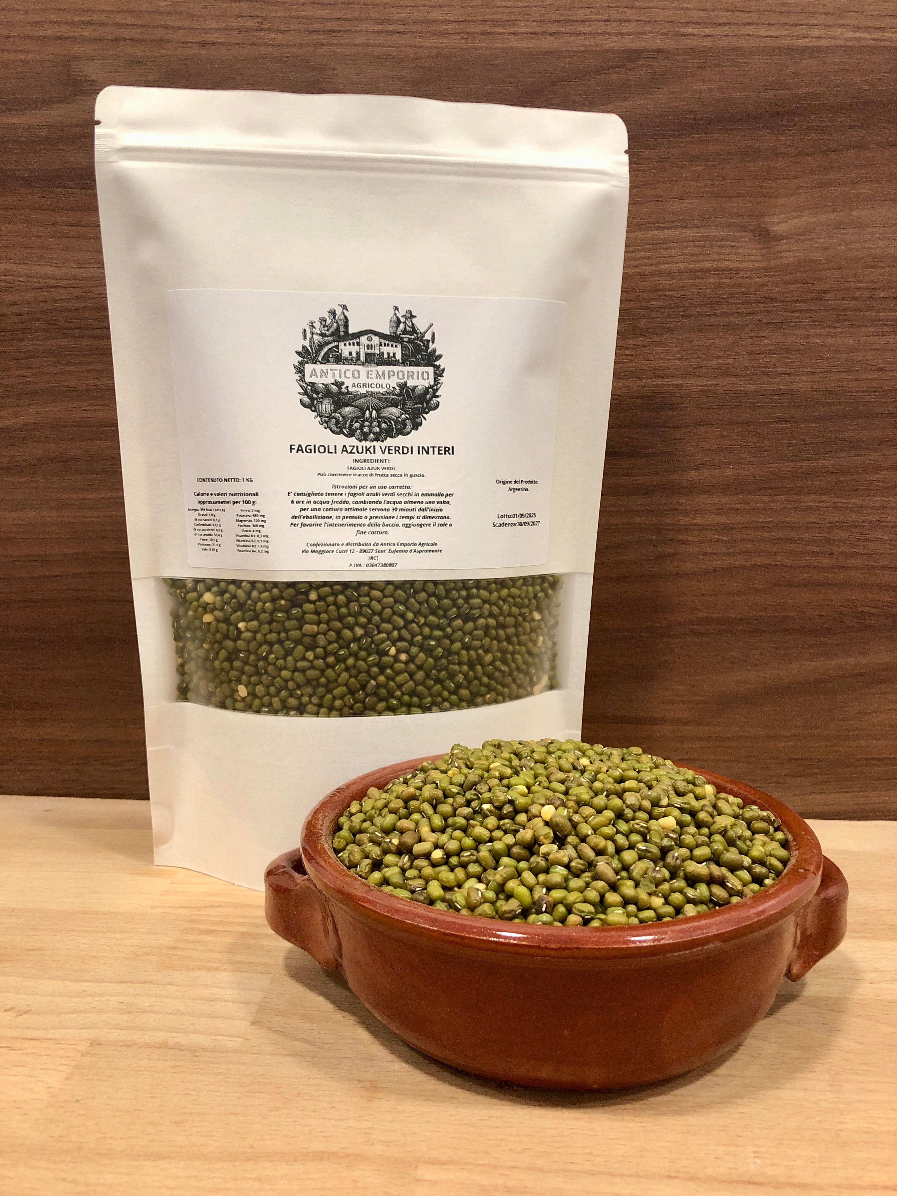 Fagioli Azuki Verdi Naturali