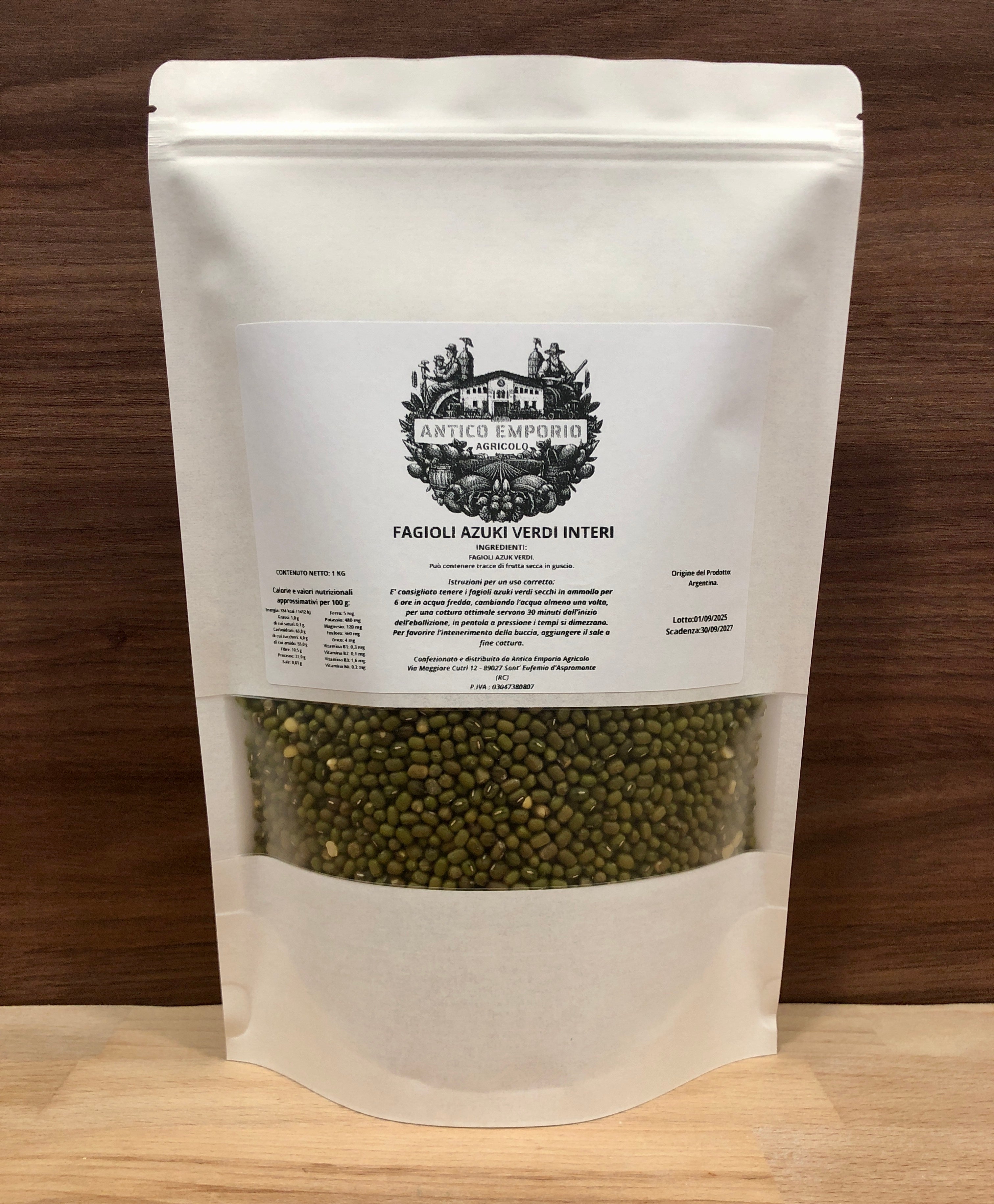 Fagioli Azuki Verdi Naturali