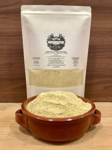 Farina di Ceci Neri Italiani (Calabresi) Integrale - Macinata a Pietra al Momento dell'Ordine