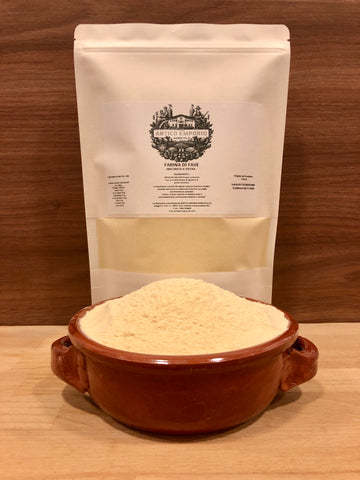 Farina di Fave Decorticate Macinata a Pietra al Momento dell'Ordine