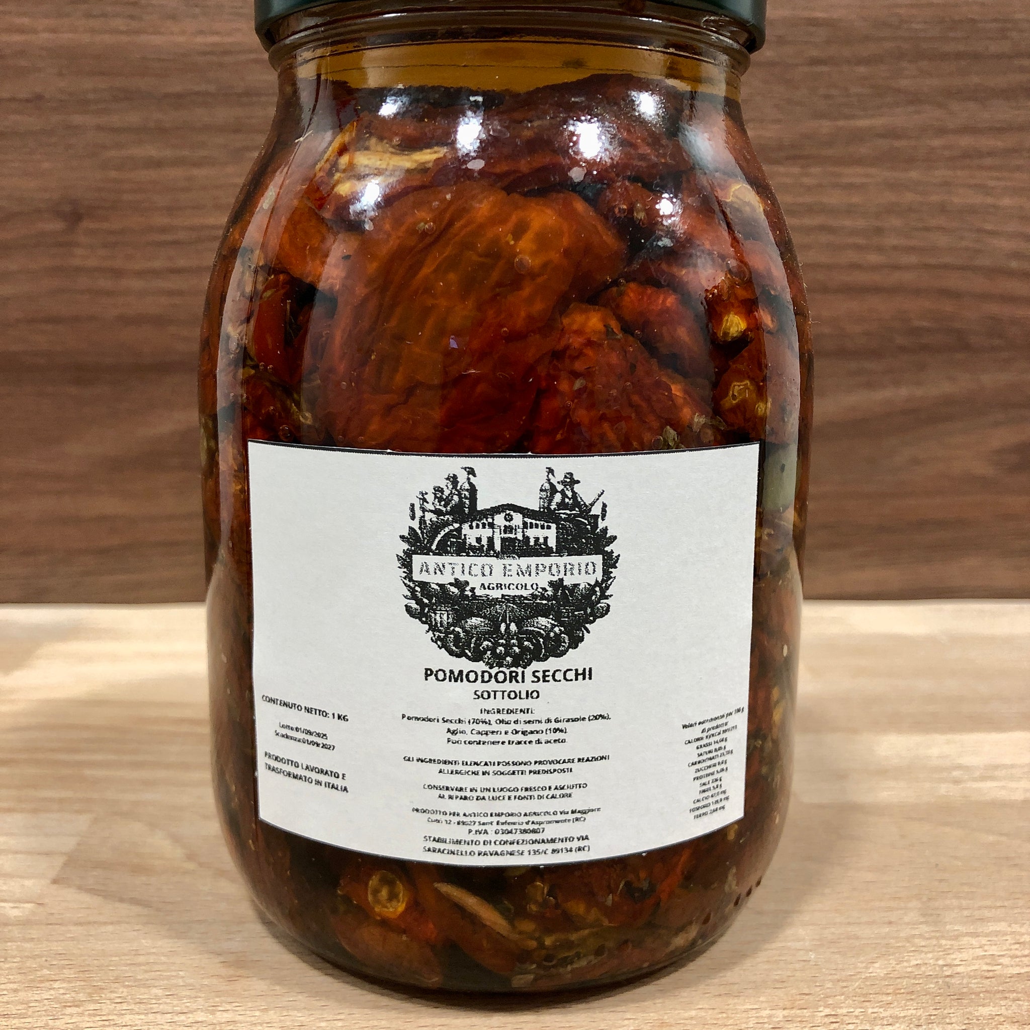 Pomodori Secchi Sottolio con Capperi