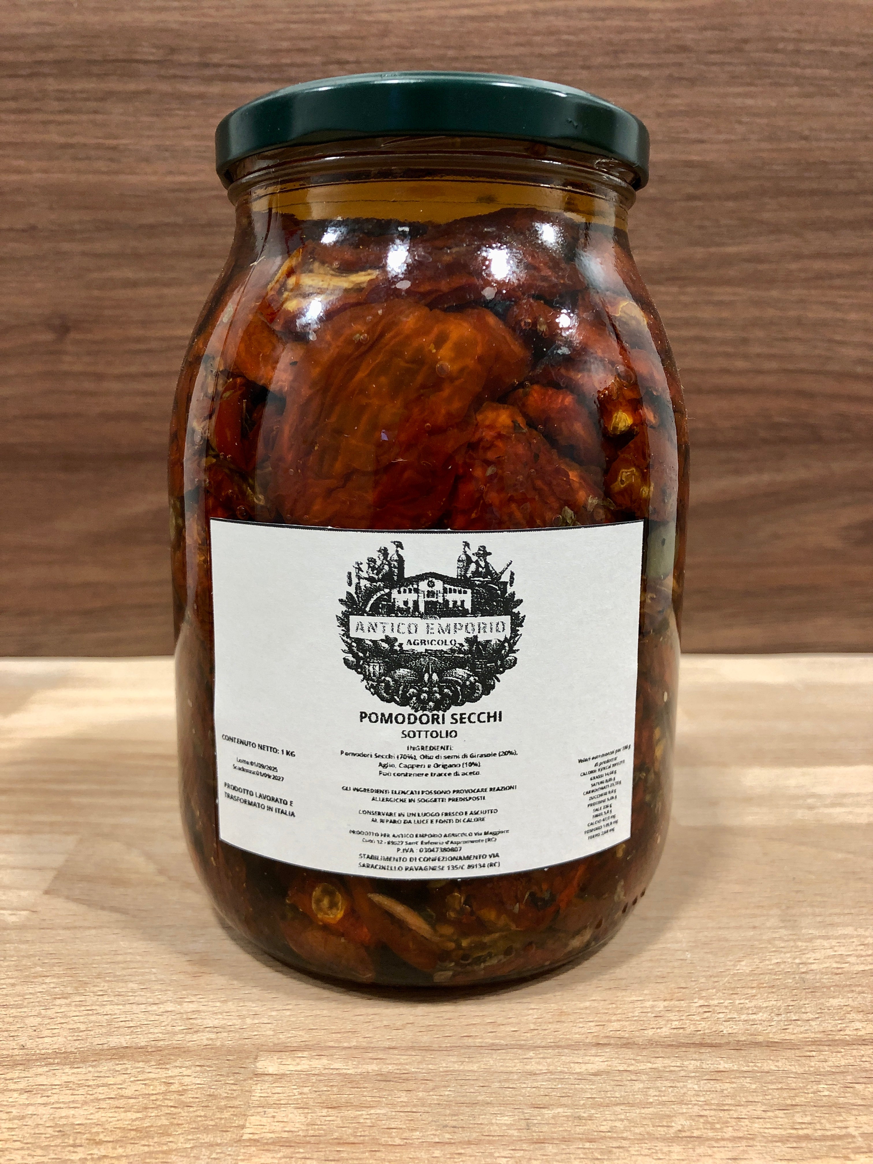 Pomodori Secchi Sottolio con Capperi