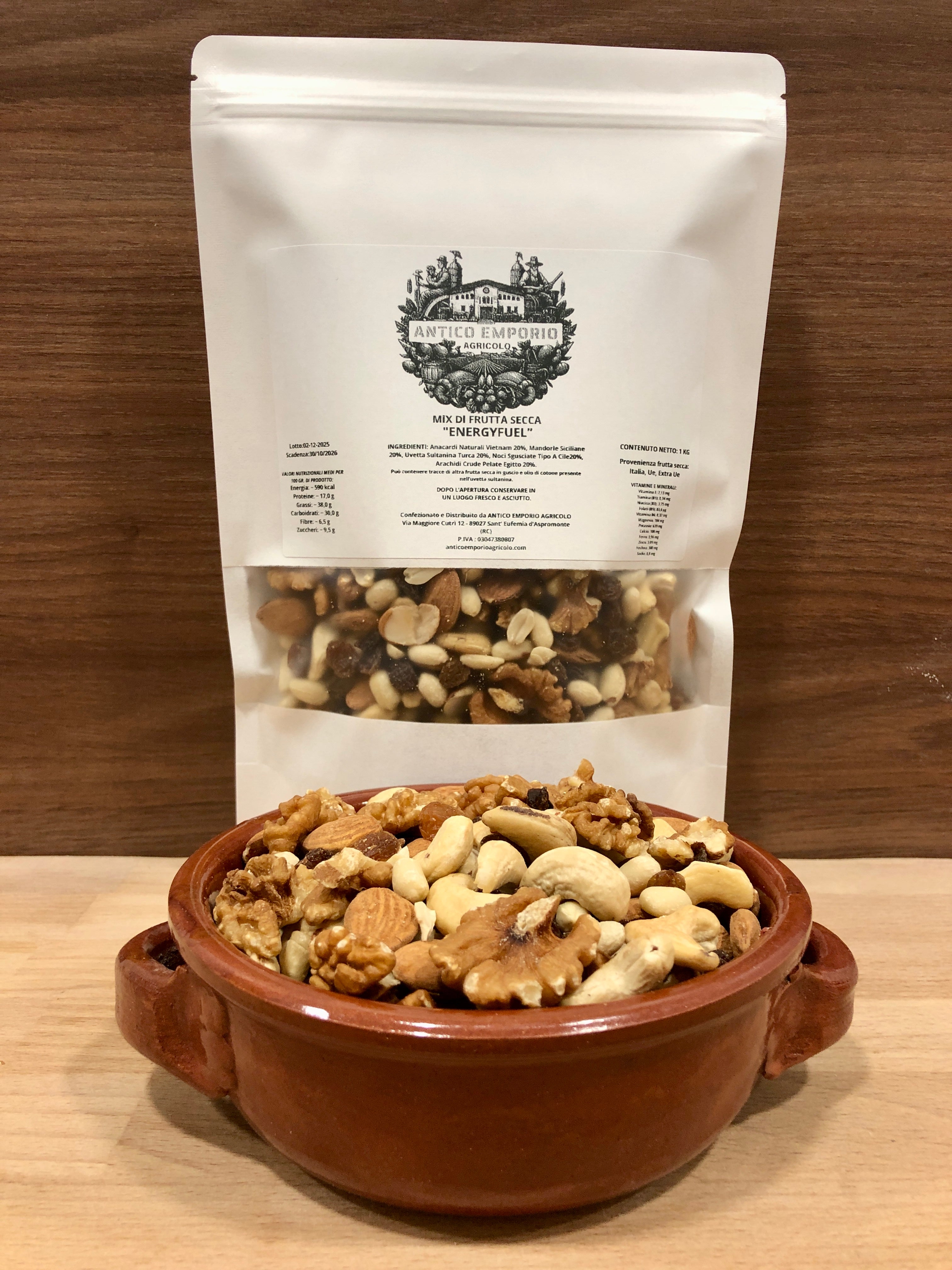 EnergyFuel - Mix Energetico di Frutta Secca e Uvetta