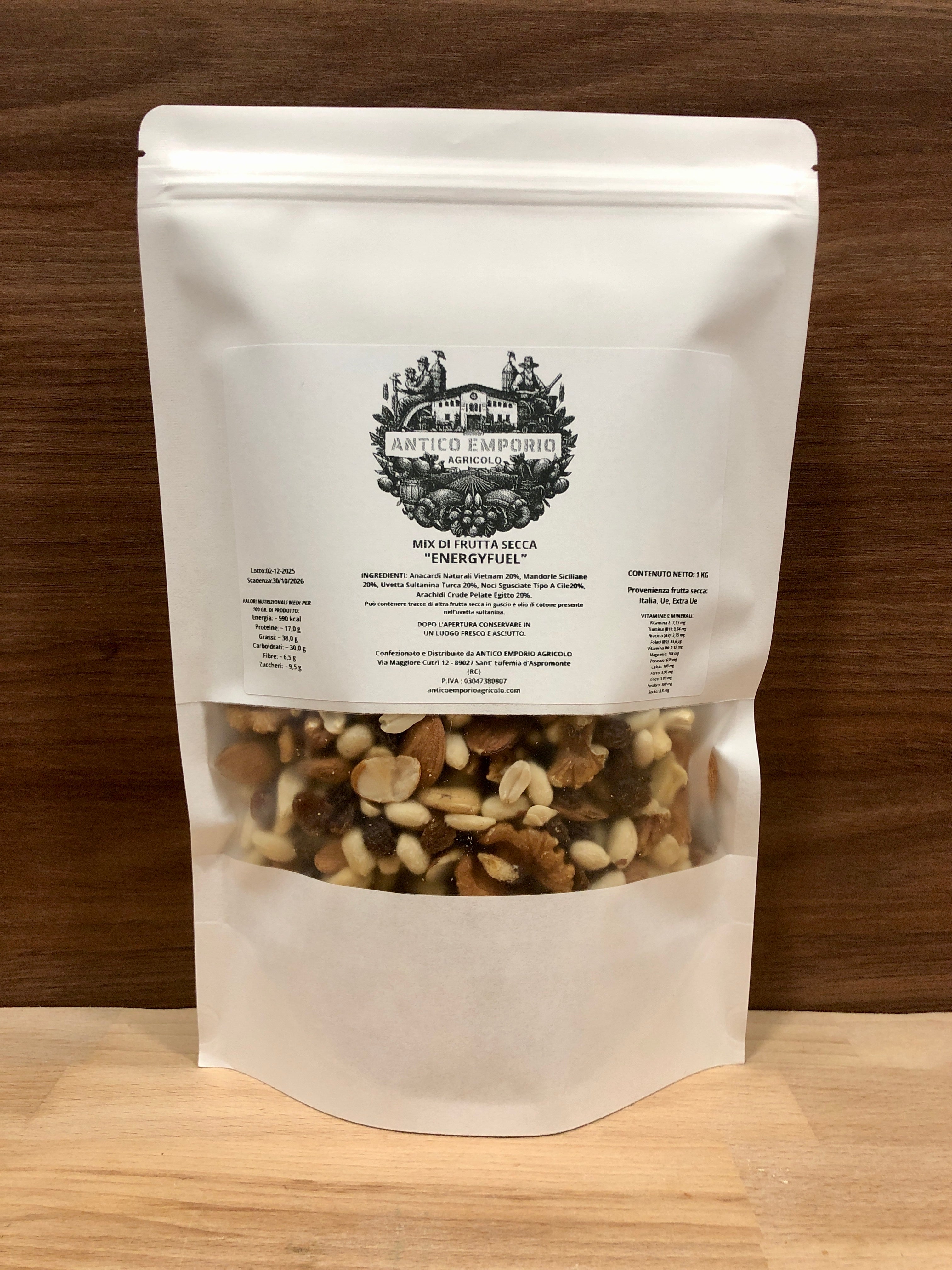 EnergyFuel - Mix Energetico di Frutta Secca e Uvetta