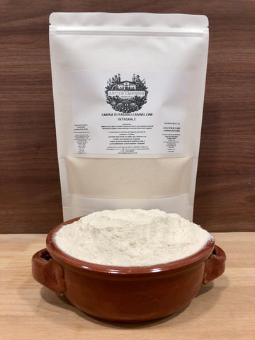 Farina di Fagioli Cannellini Integrale - Macinata a Pietra