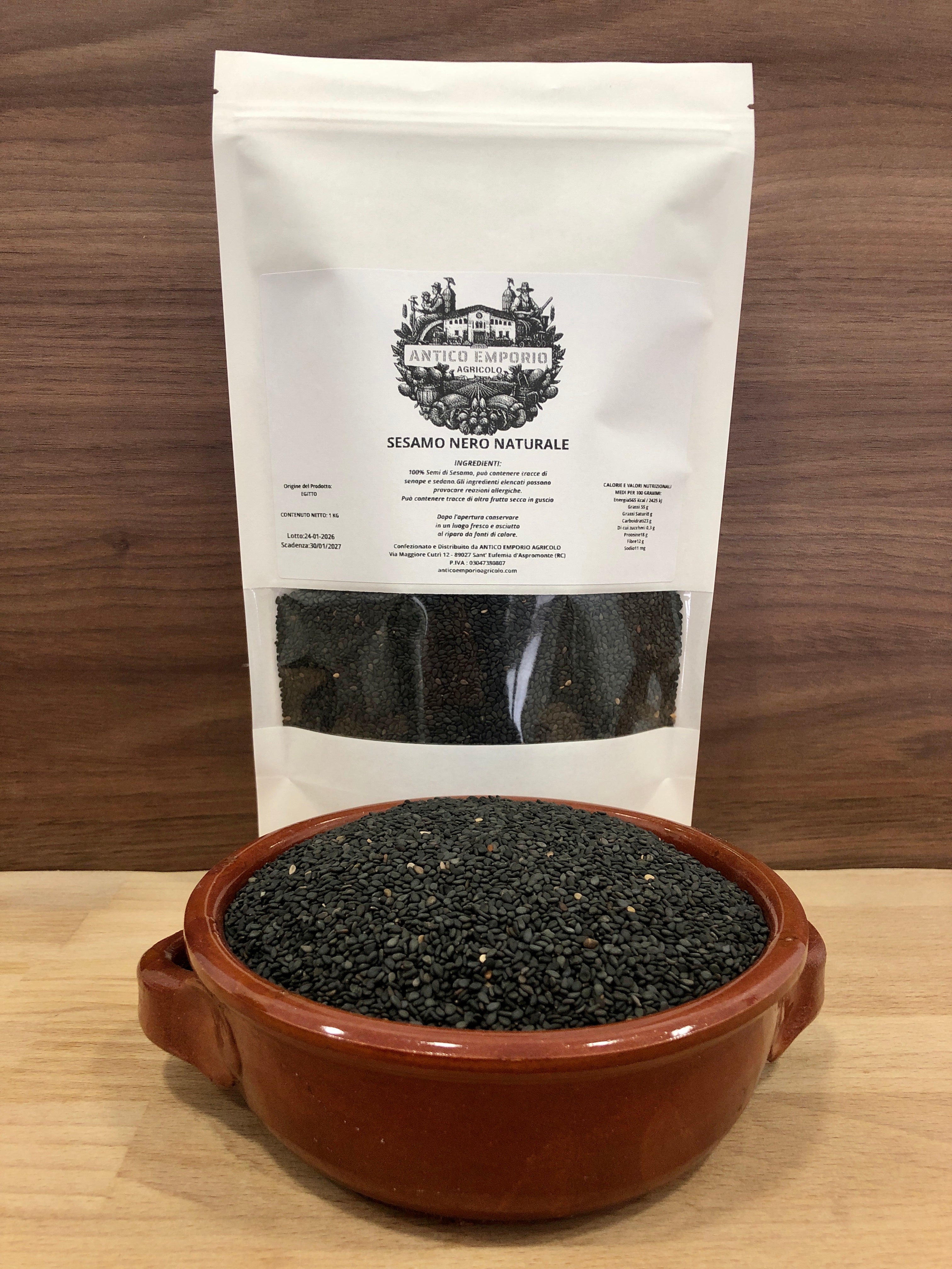 Semi di Sesamo Nero Naturale