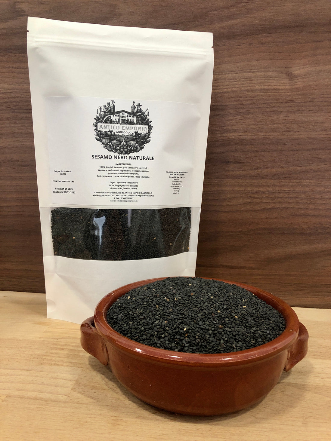 Semi di Sesamo Nero Naturale