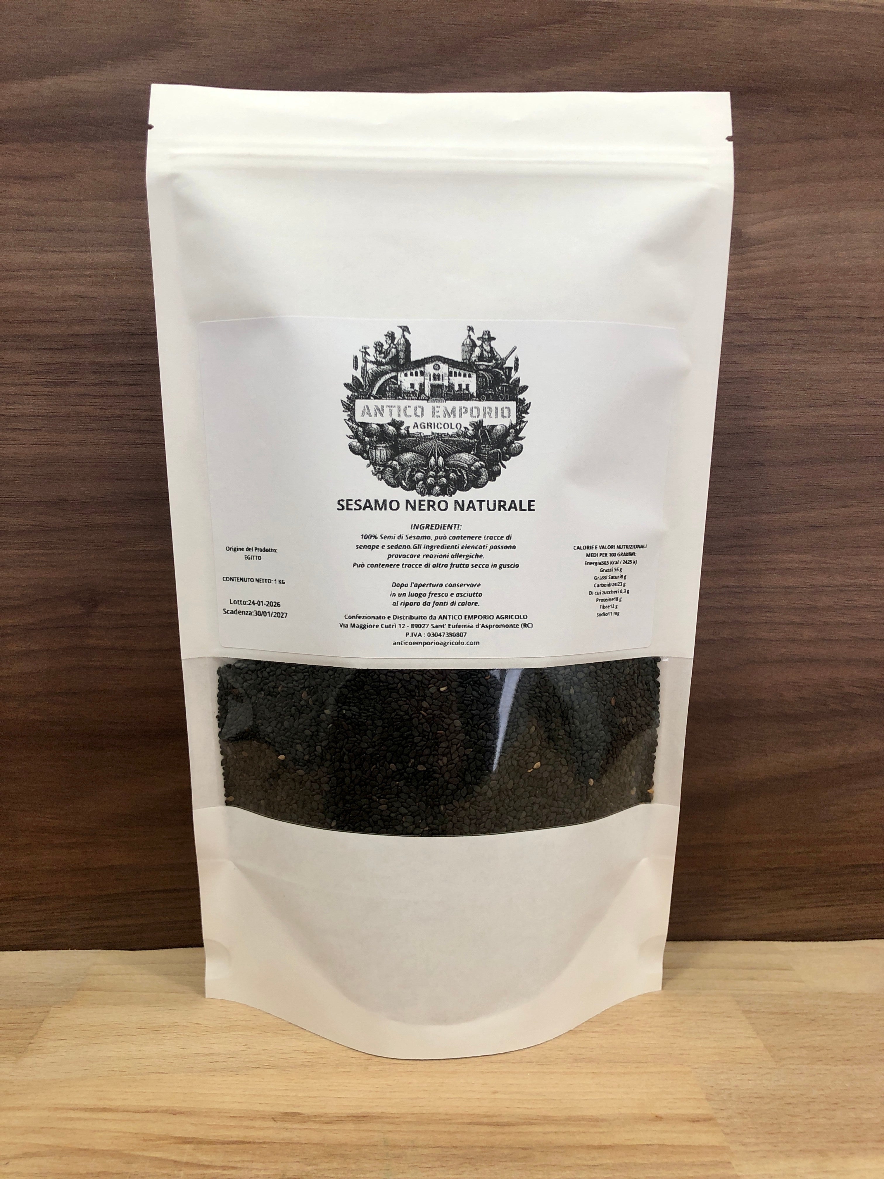 Semi di Sesamo Nero Naturale