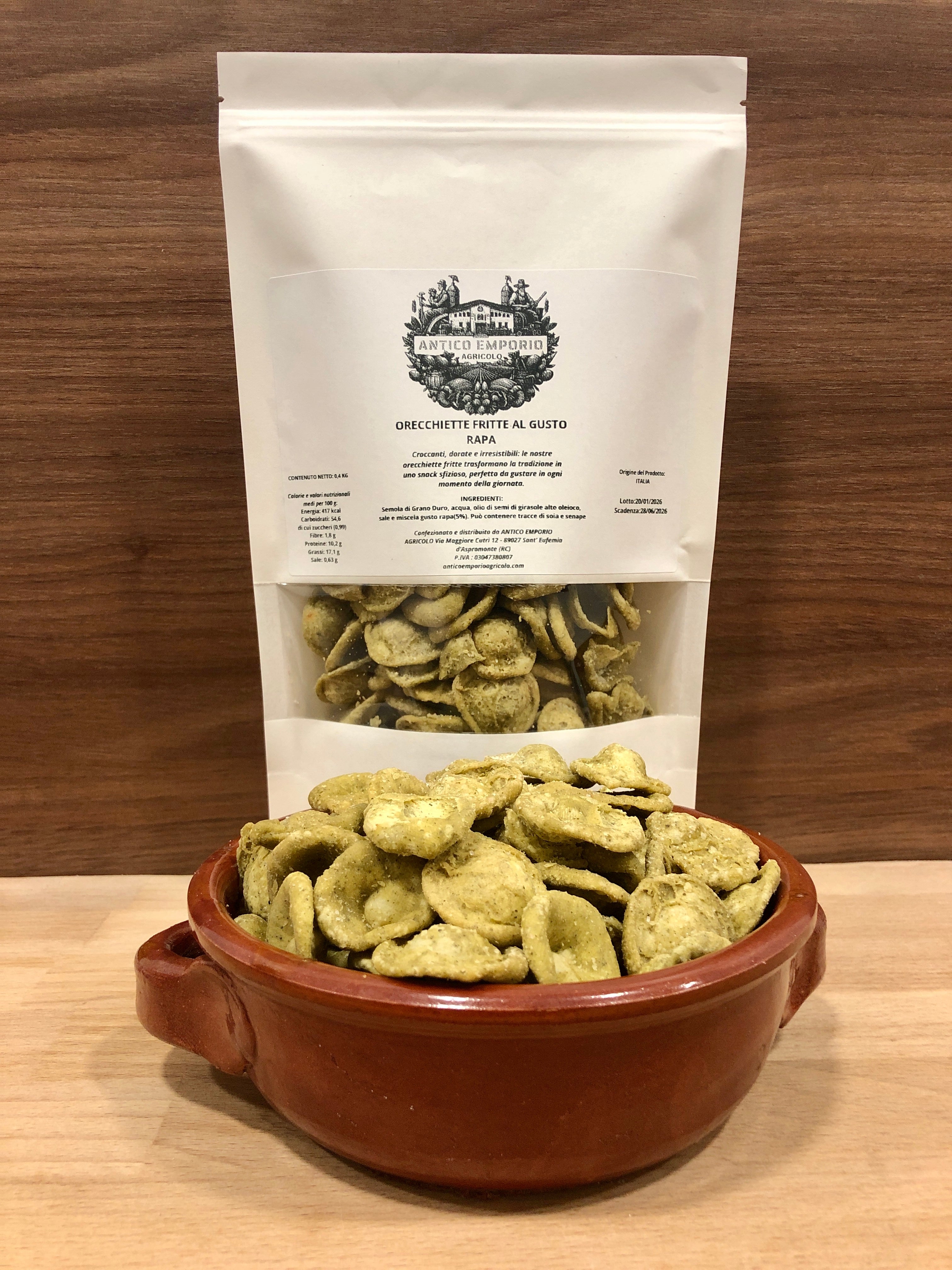 Orecchiette Fritte al Gusto Rapa - Snack