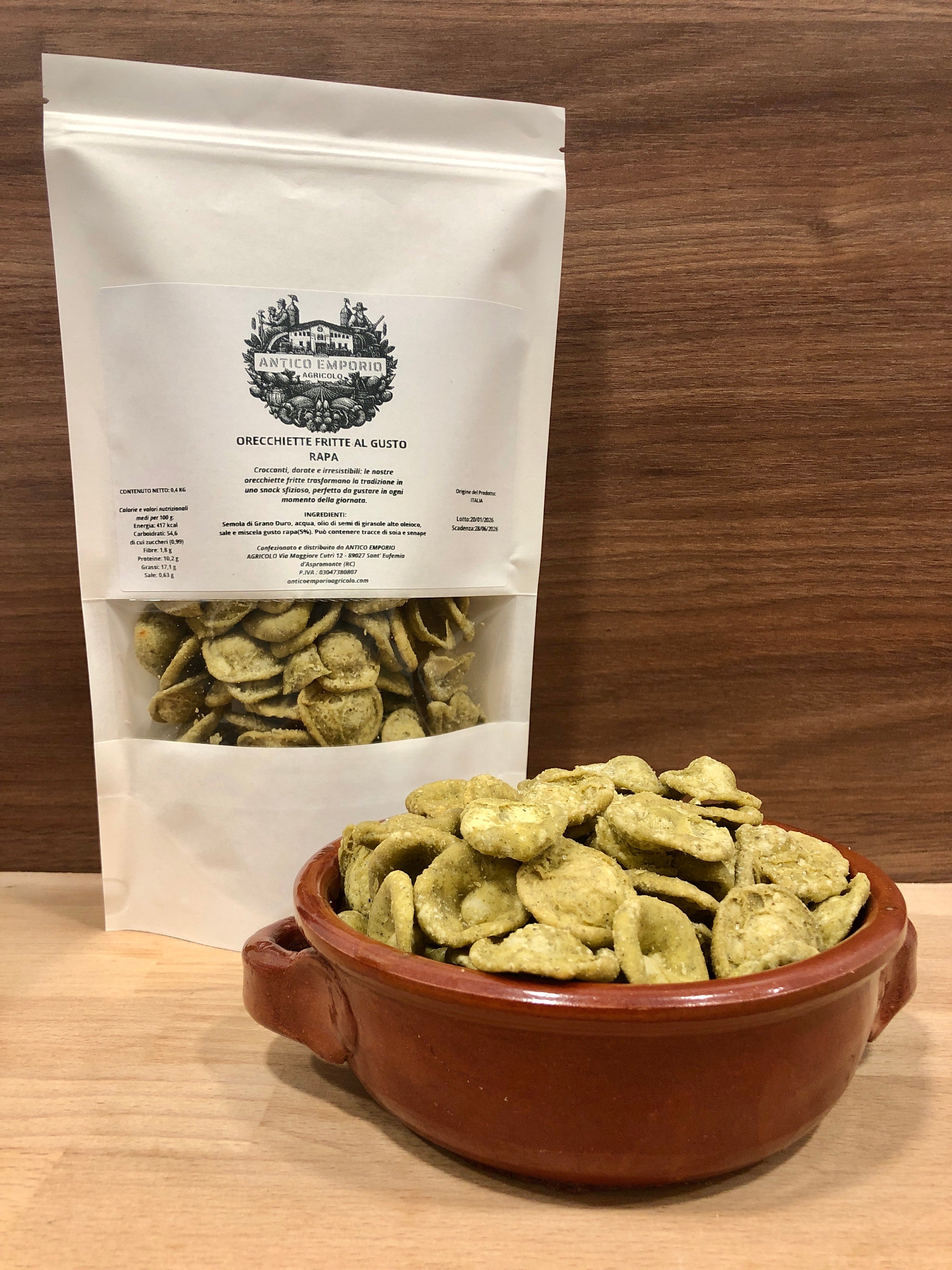 Orecchiette Fritte al Gusto Rapa - Snack