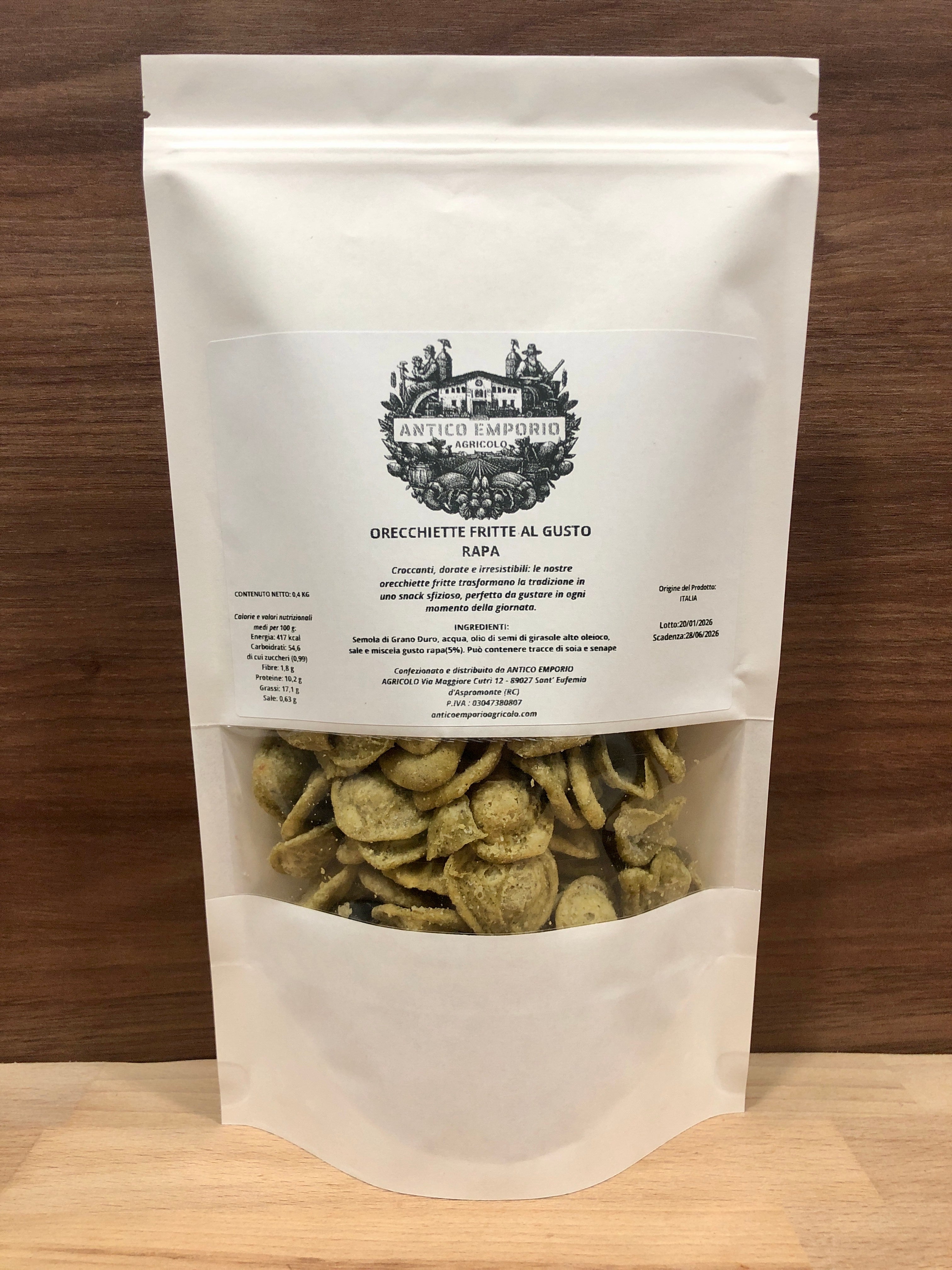 Orecchiette Fritte al Gusto Rapa - Snack