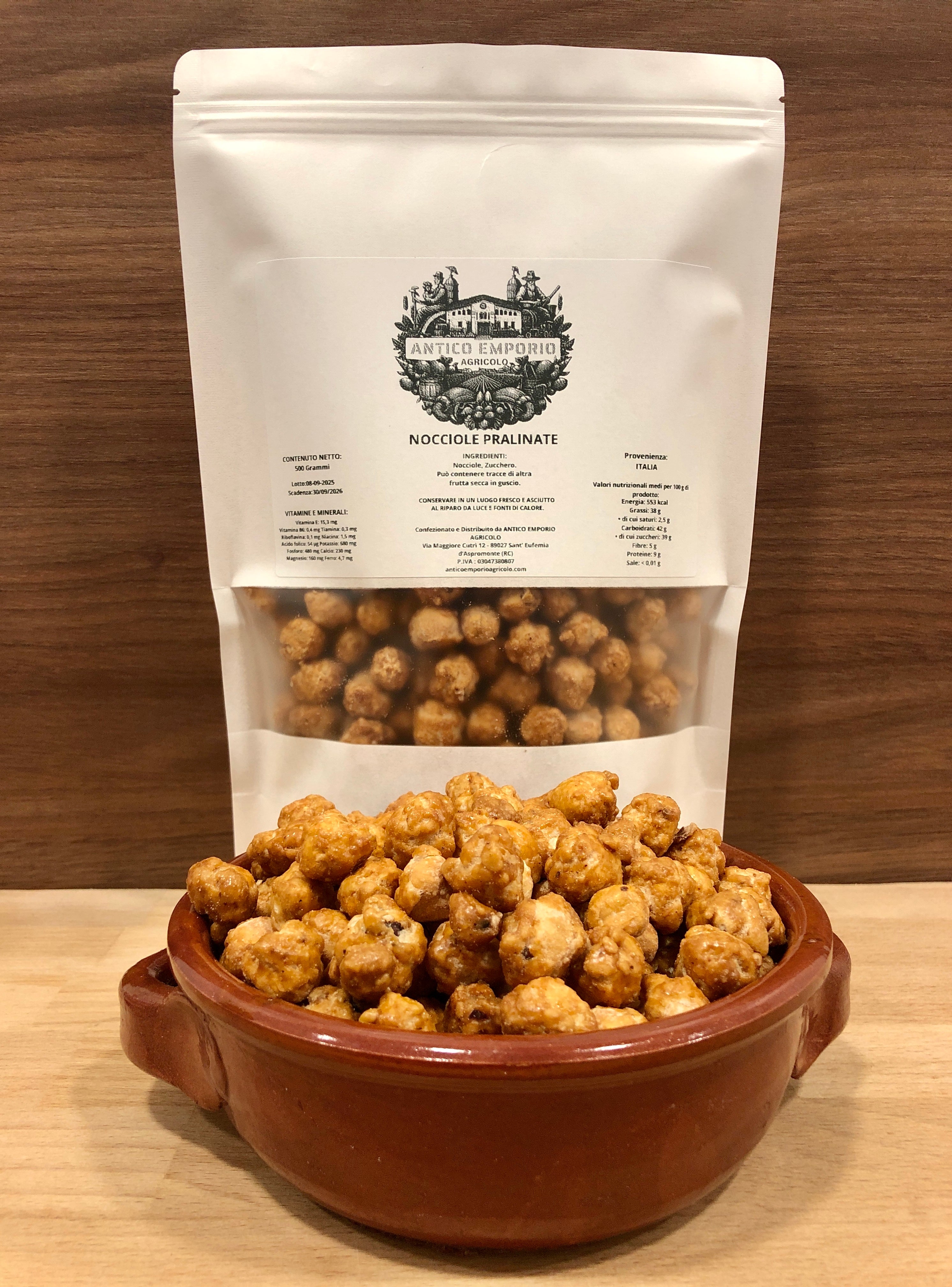 Nocciole Italiane Intere Pralinate