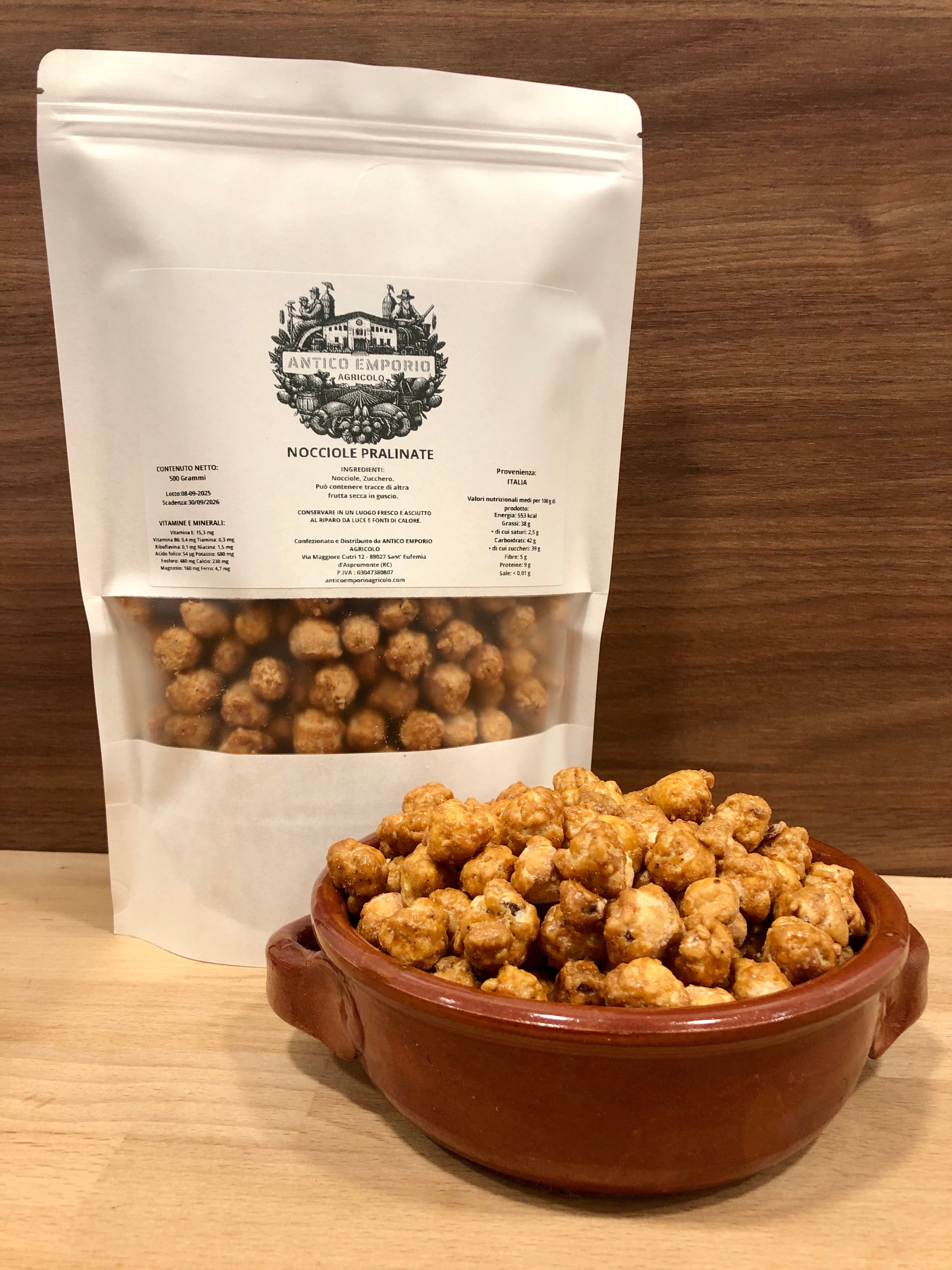 Nocciole Italiane Intere Pralinate