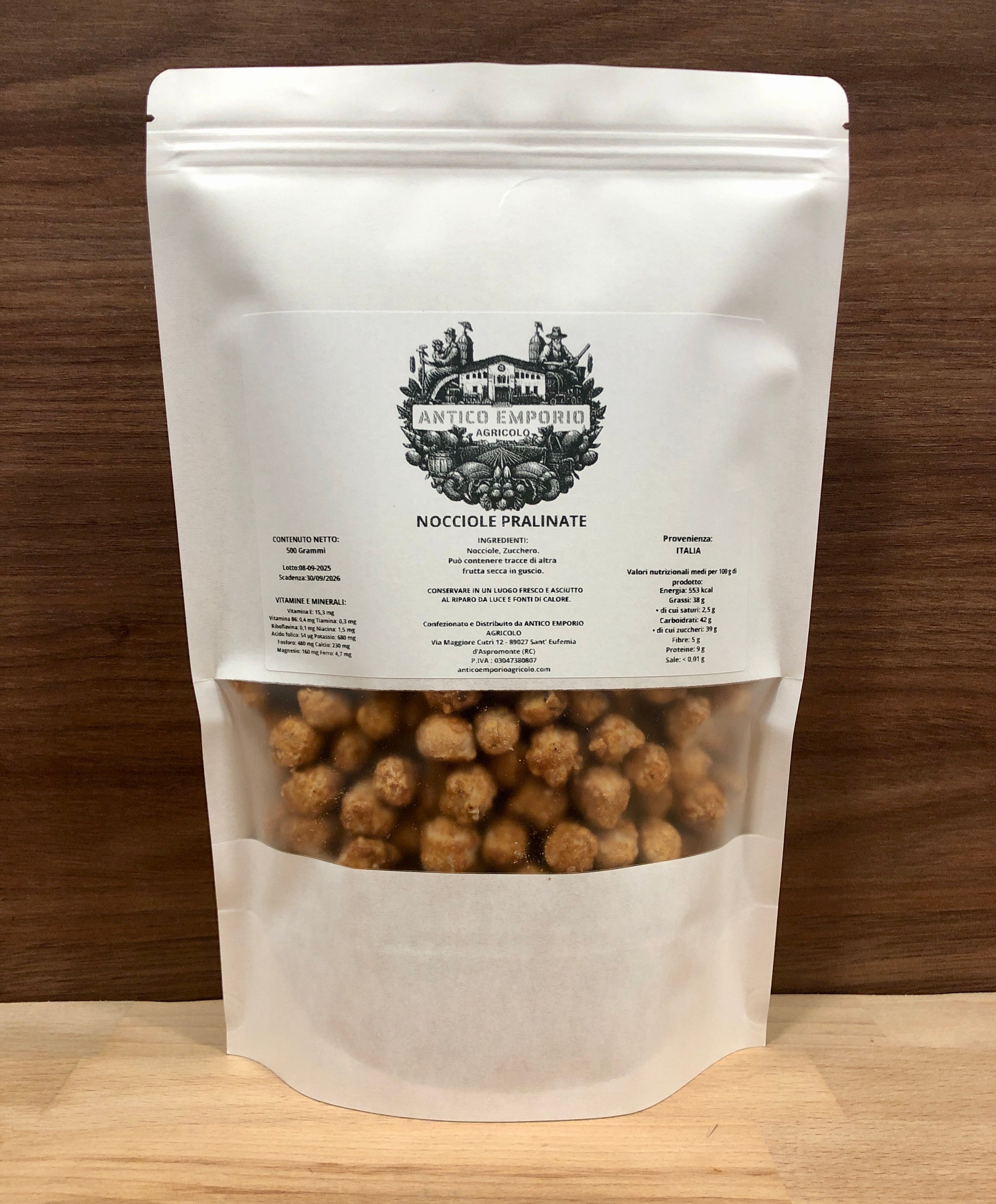Nocciole Italiane Intere Pralinate