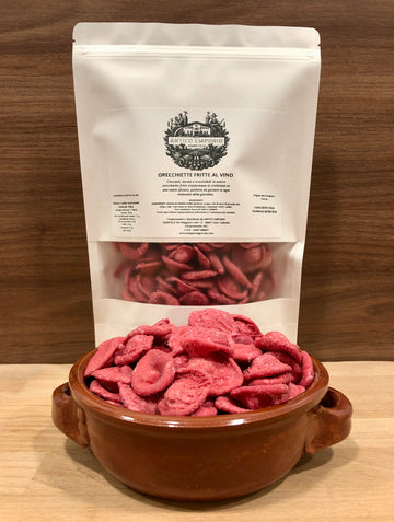 Orecchiette Fritte al Vino Rosso - Snack