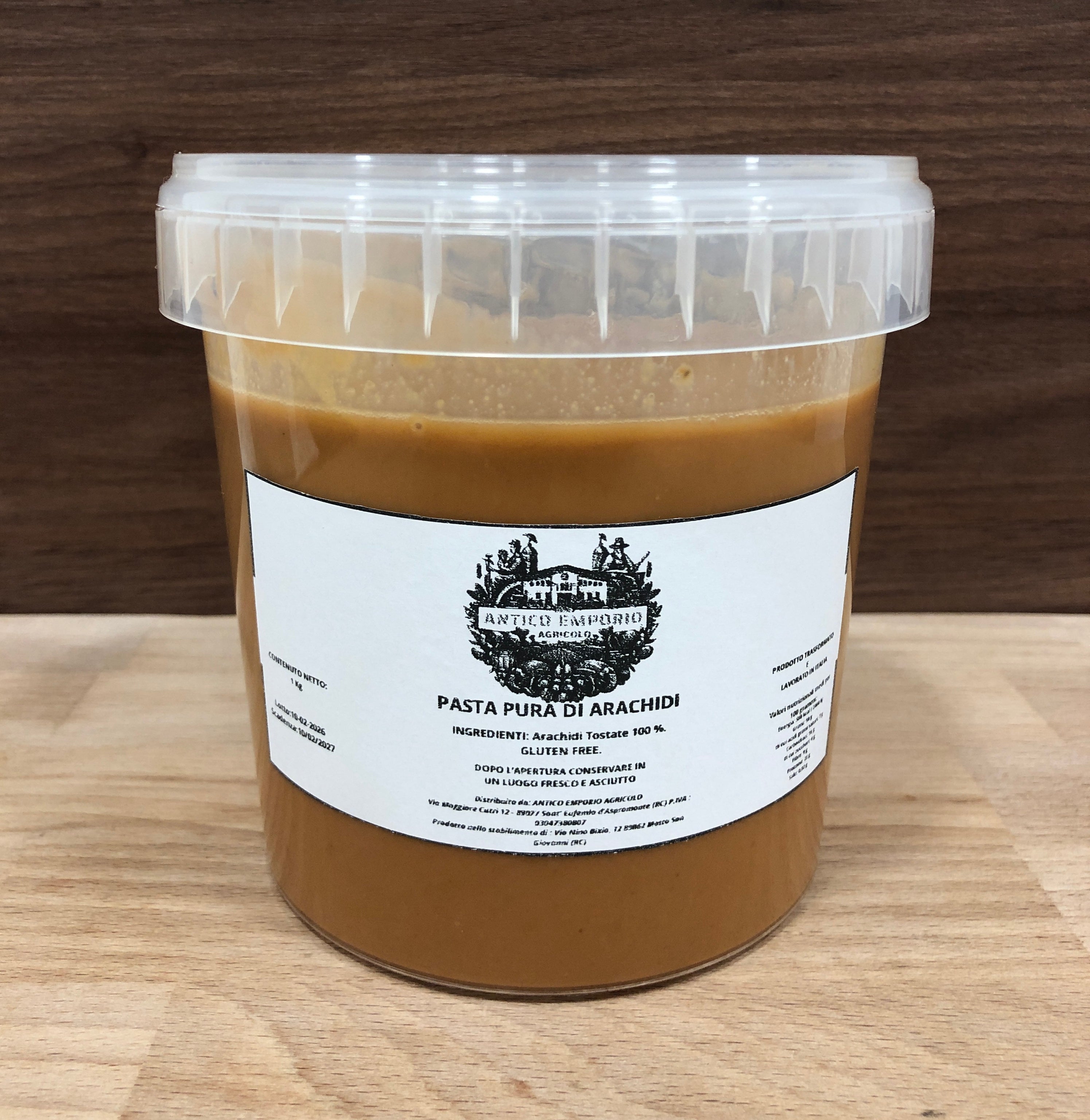 Pasta Pura di Arachidi Tostate 1 Kg - Senza Glutine