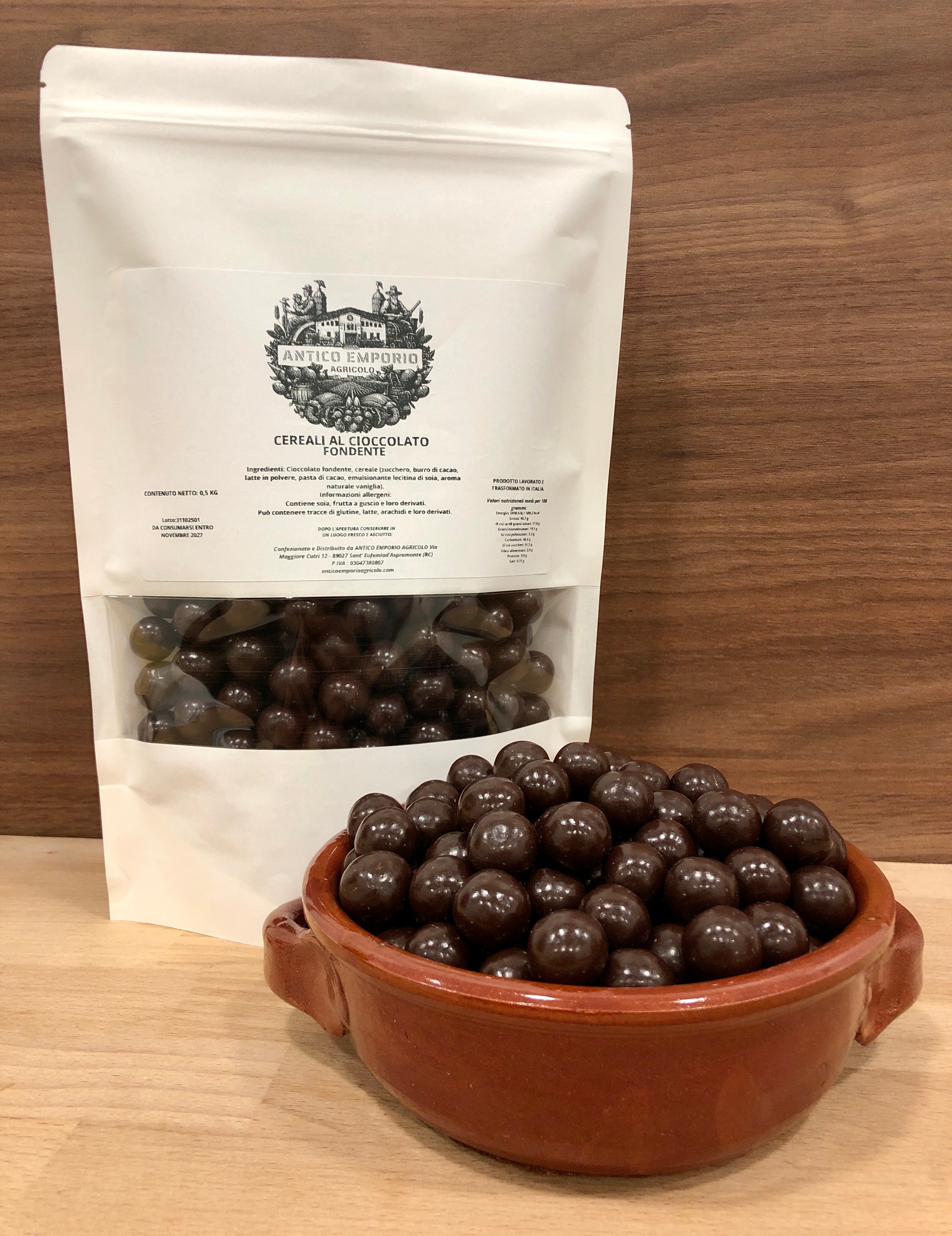 Cereali al Cioccolato Fondente