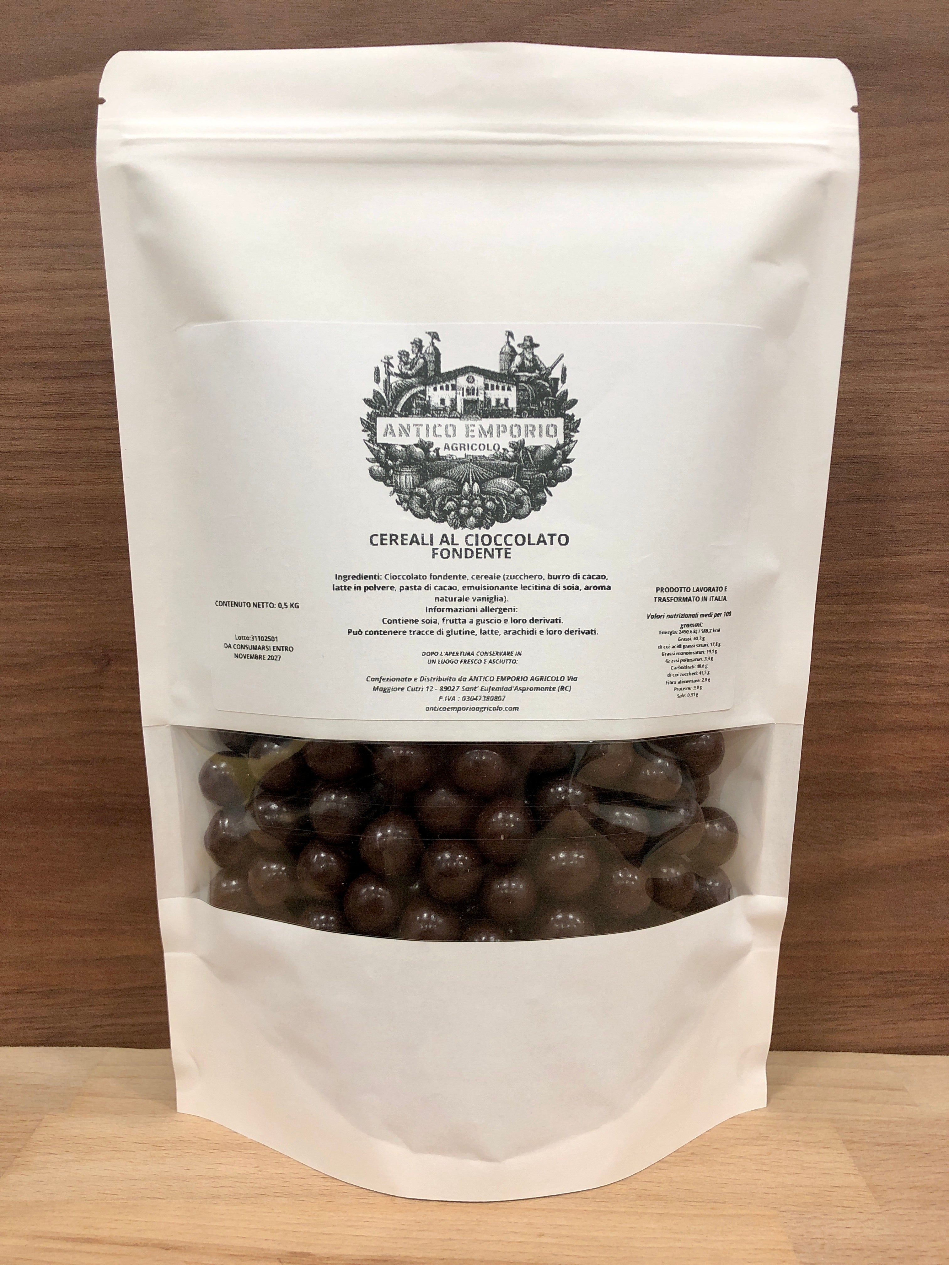 Cereali al Cioccolato Fondente