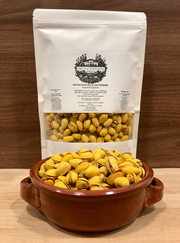 Pistacchio Tostato e Salato allo Zafferano