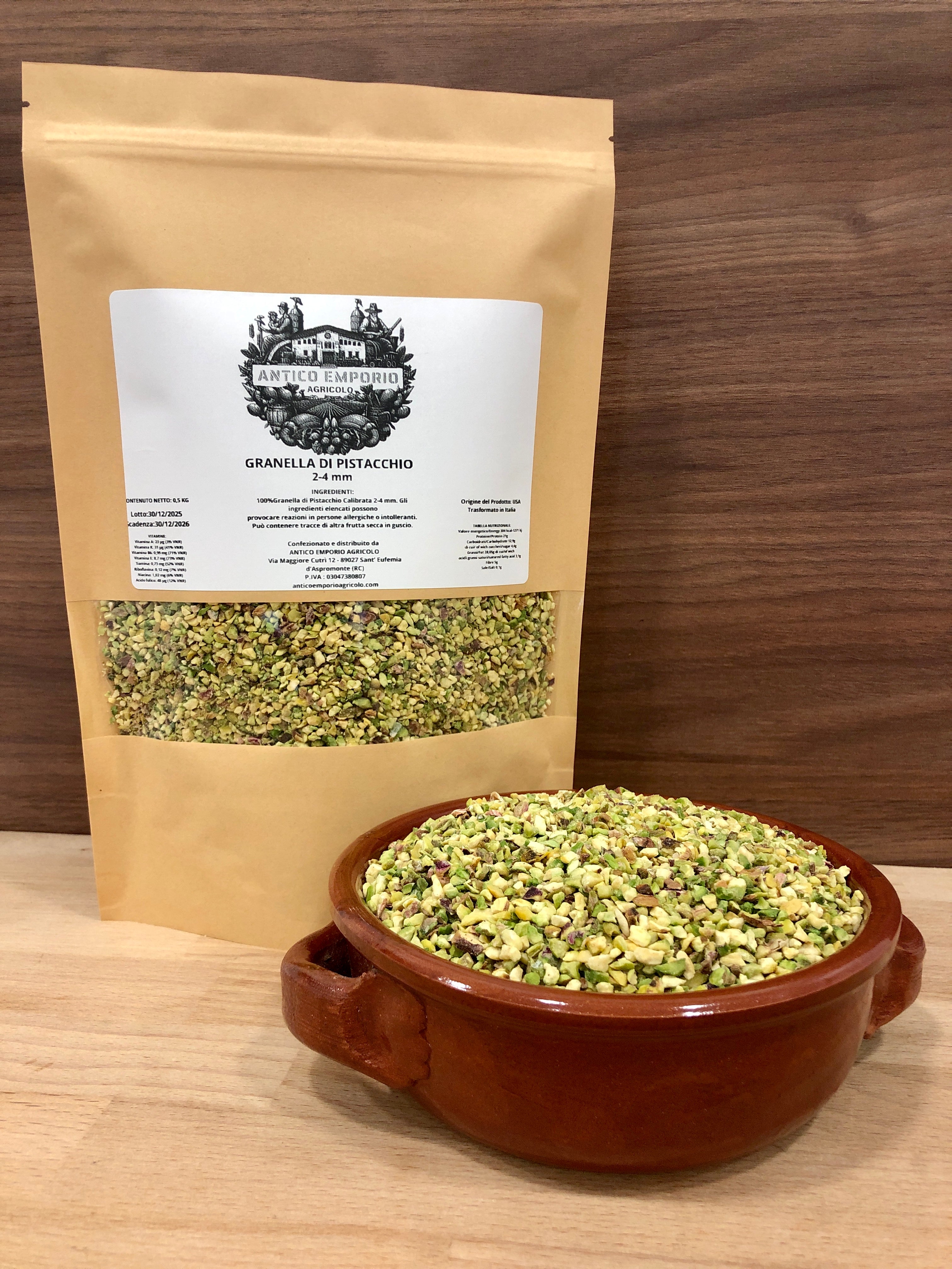 Granella di Pistacchio Calibrata 2-4 mm