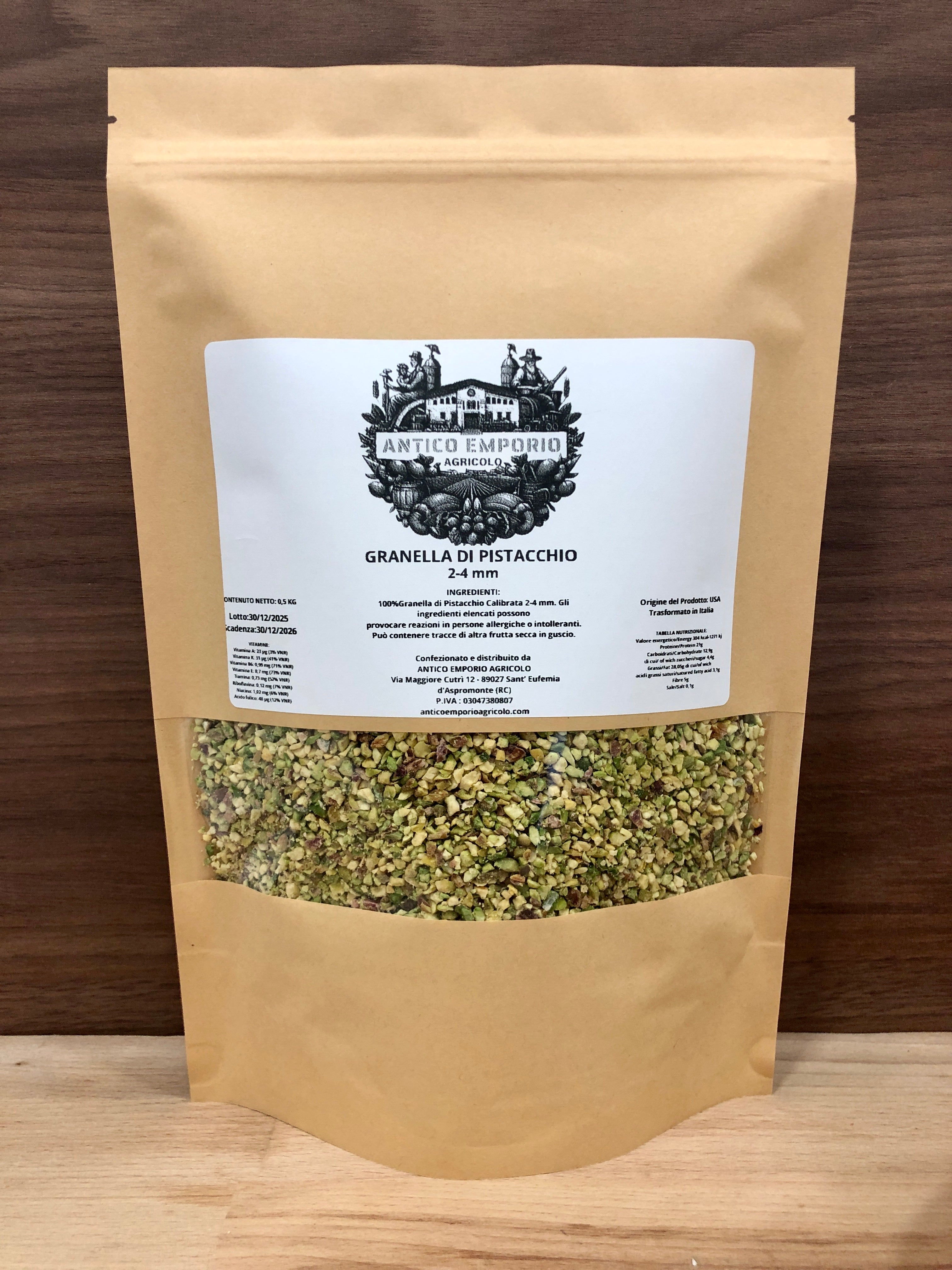 Granella di Pistacchio Calibrata 2-4 mm