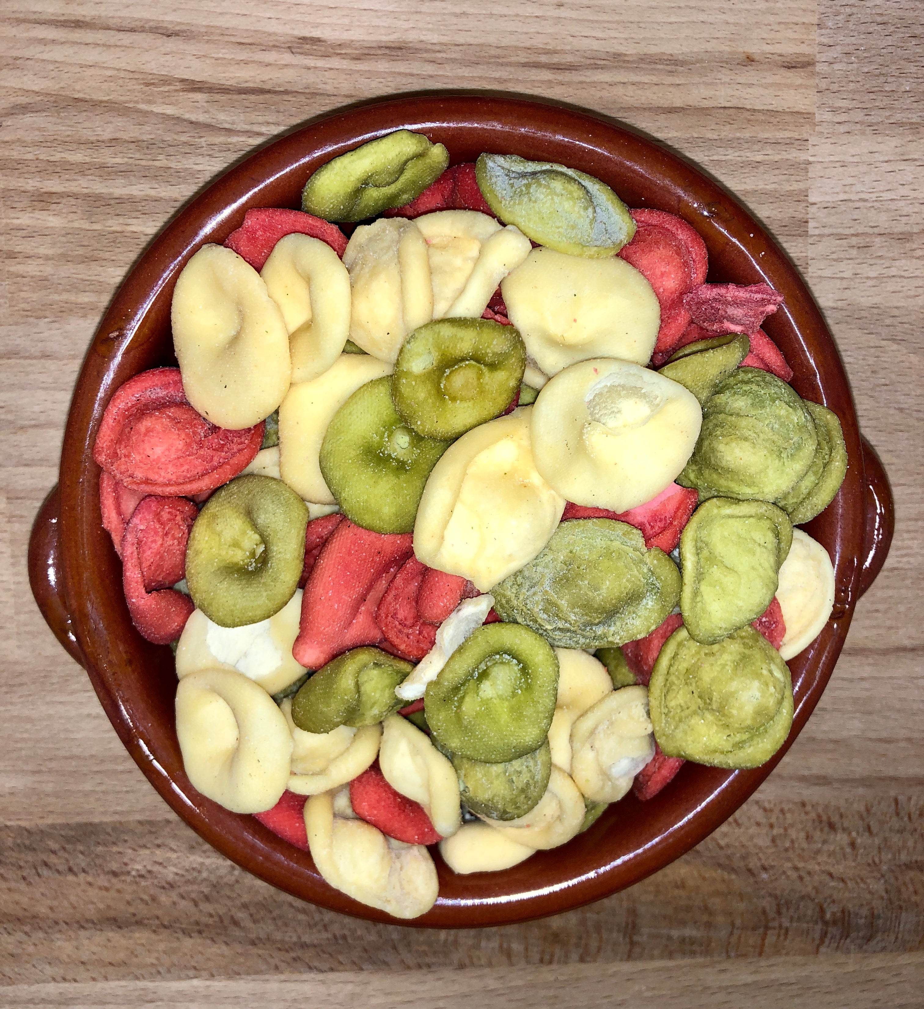 Orecchiette Fritte Tricolore