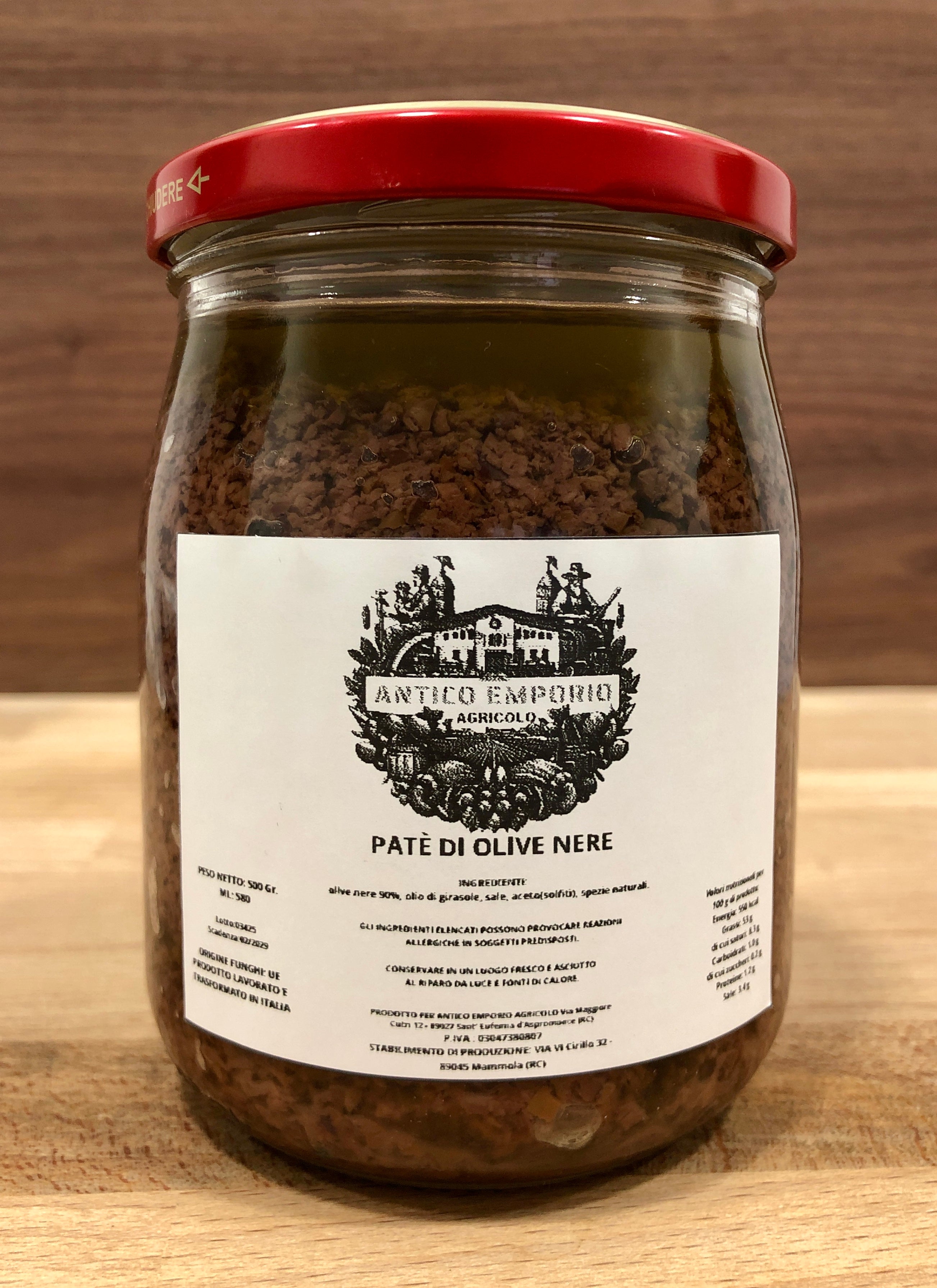 Patè di Olive Nere