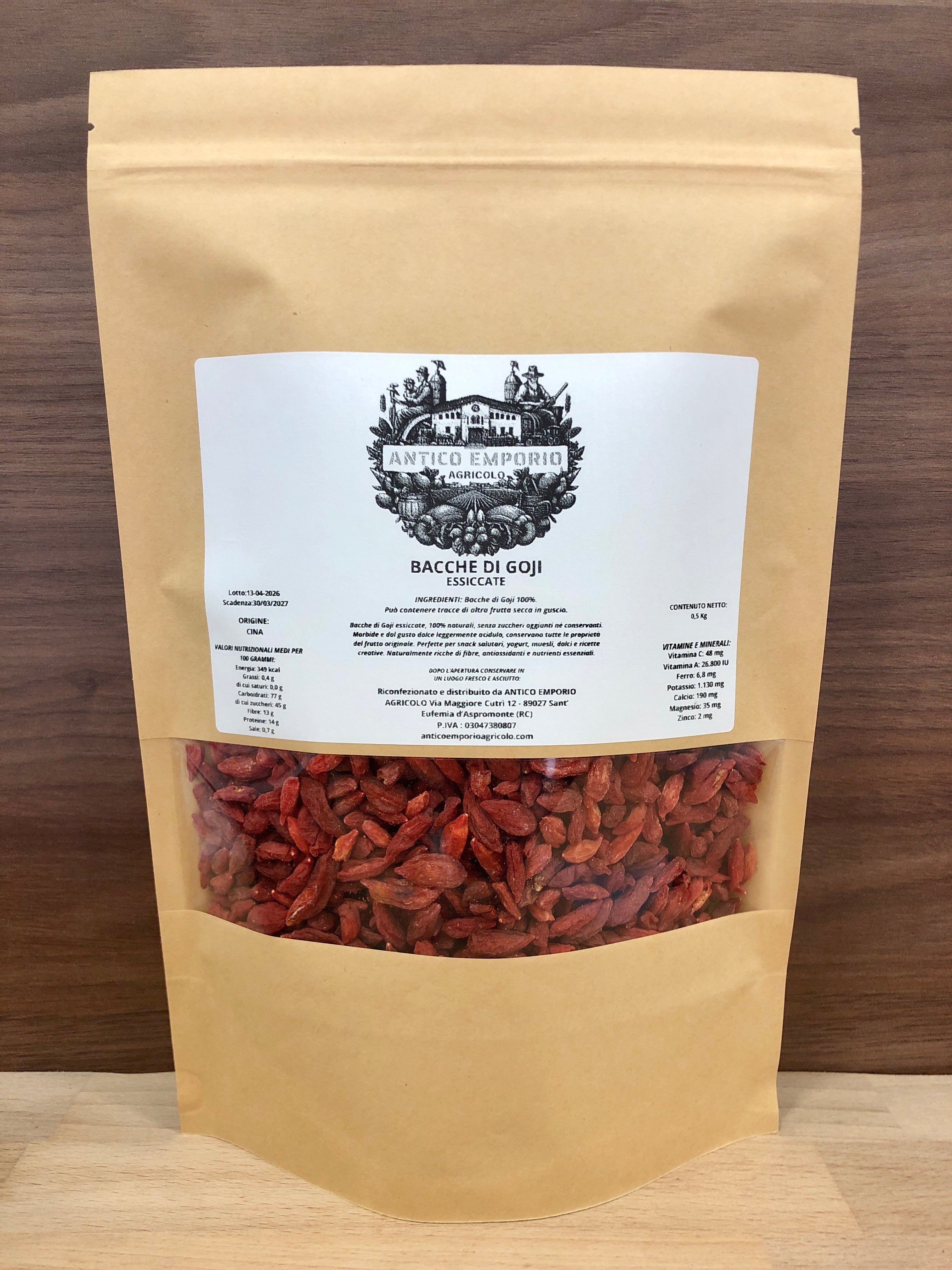 Bacche di Goji Essiccate