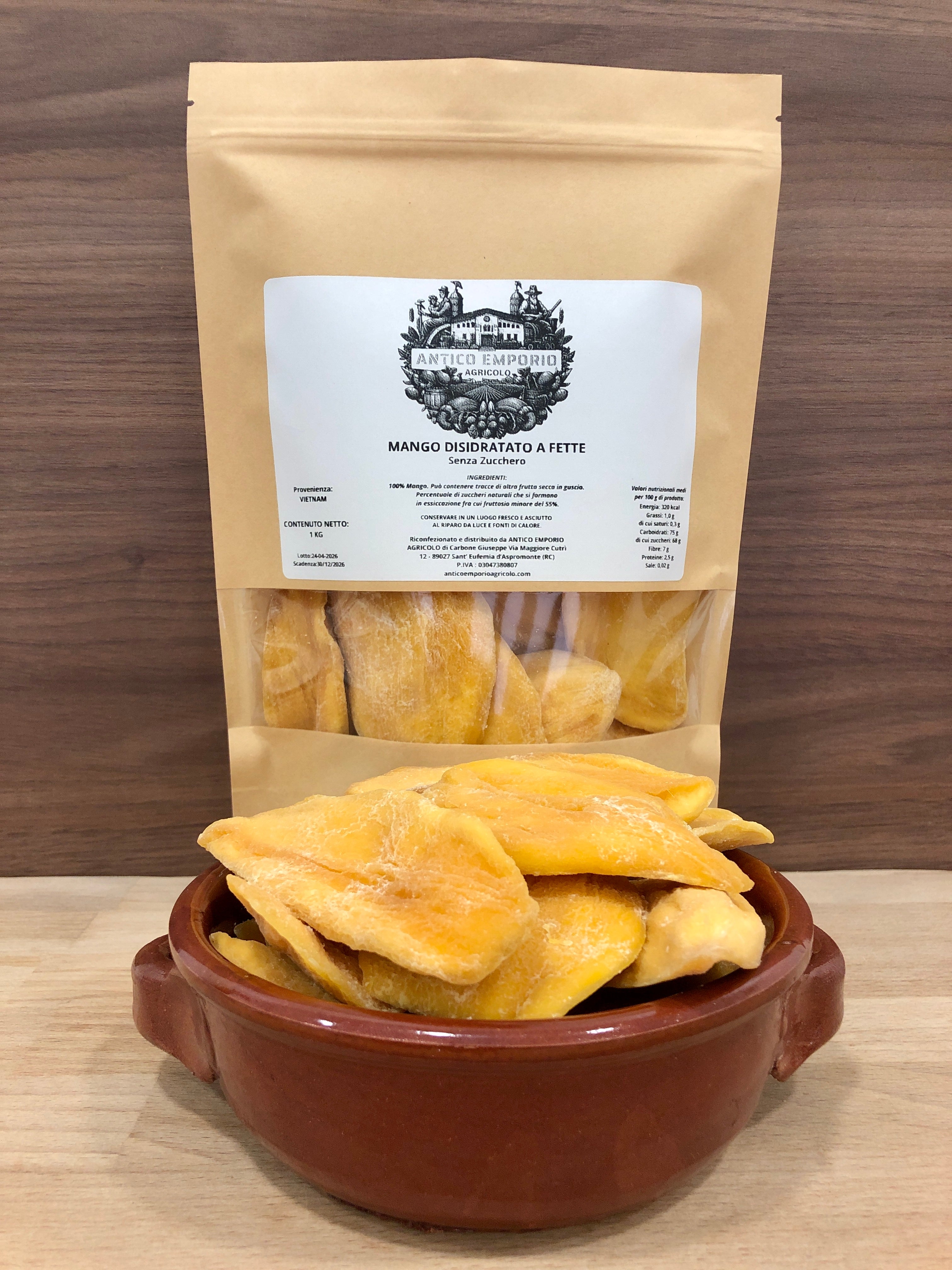 Mango Disidratato a Fette Senza Zucchero