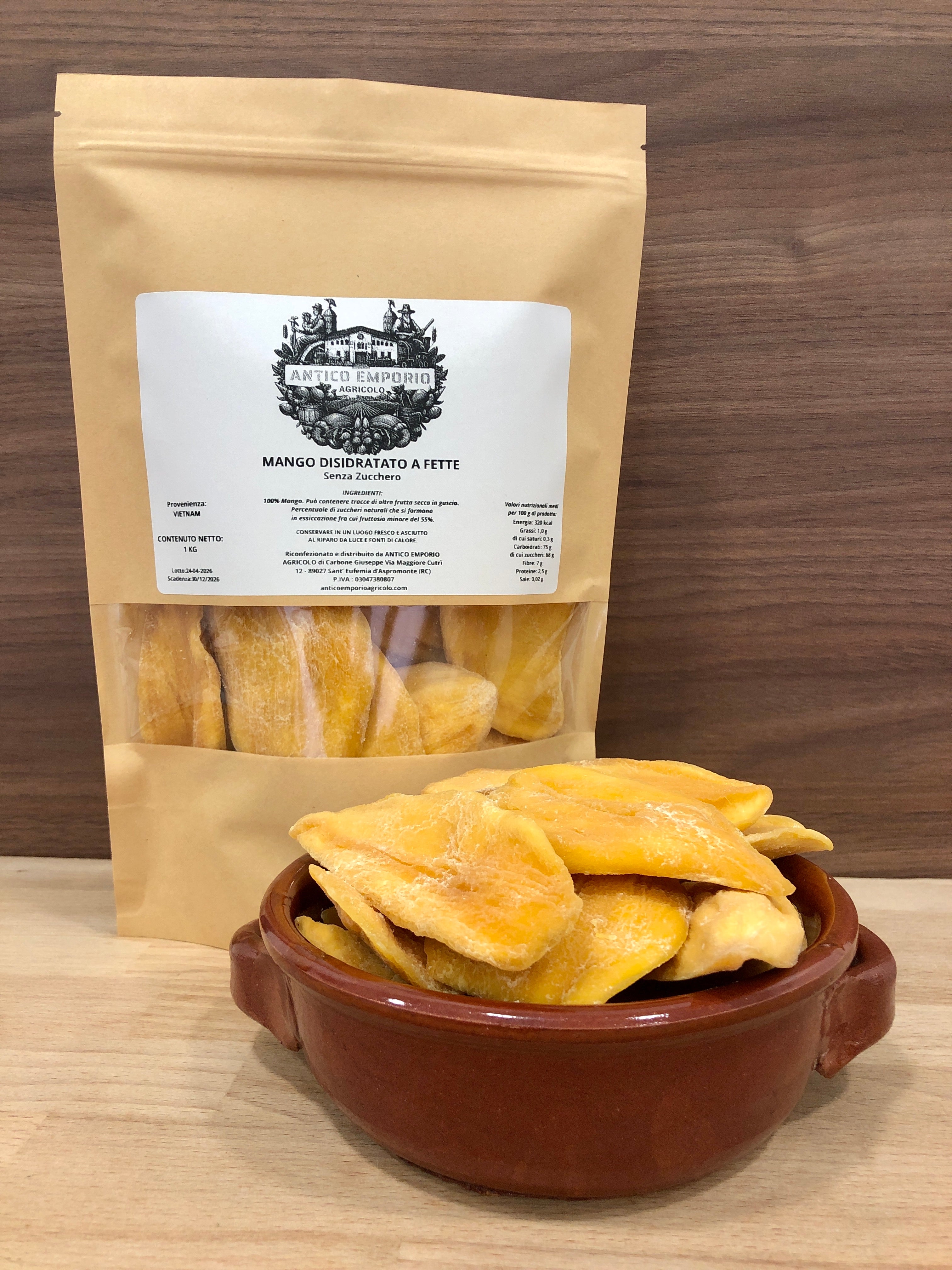 Mango Disidratato a Fette Senza Zucchero