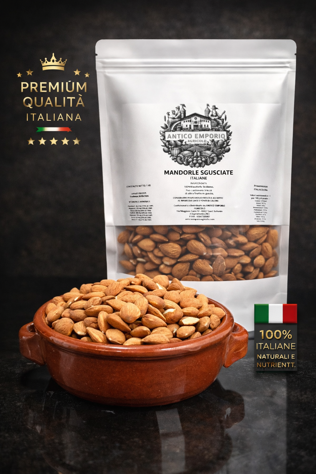 Mandorle Sgusciate Siciliane Naturali