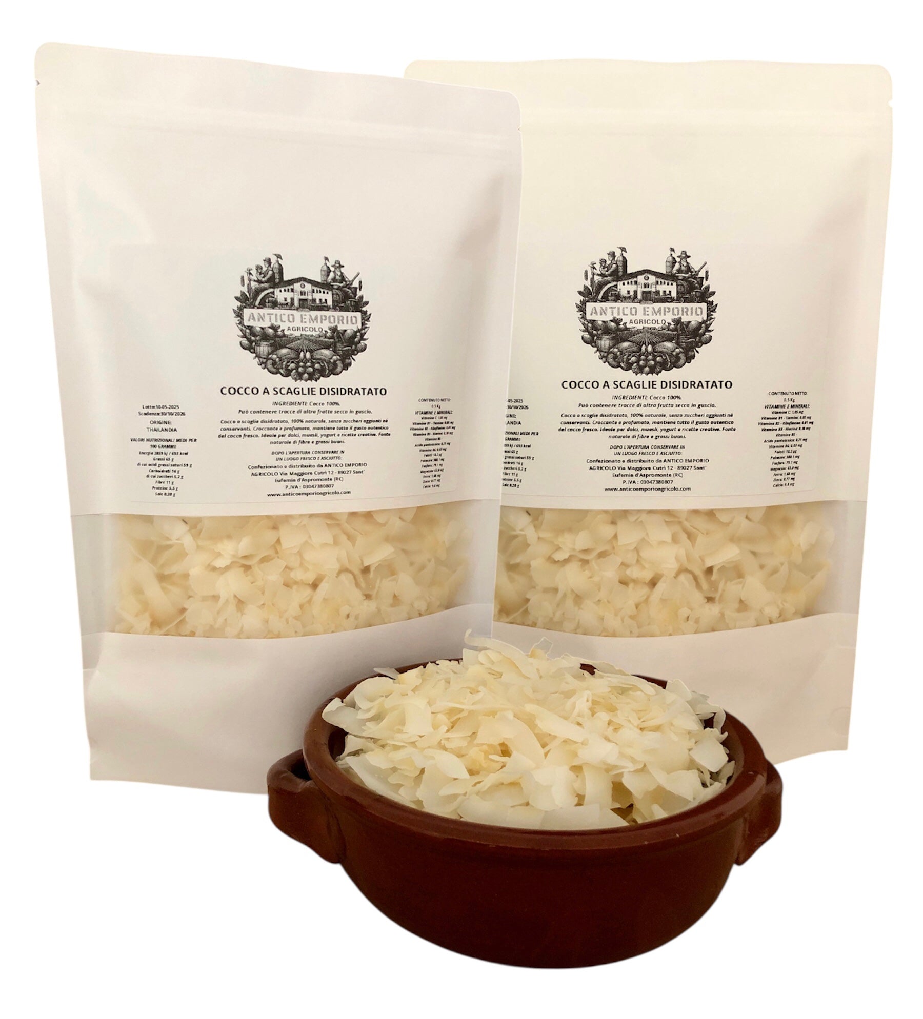 Cocco Disidratato a Scaglie Senza Zucchero