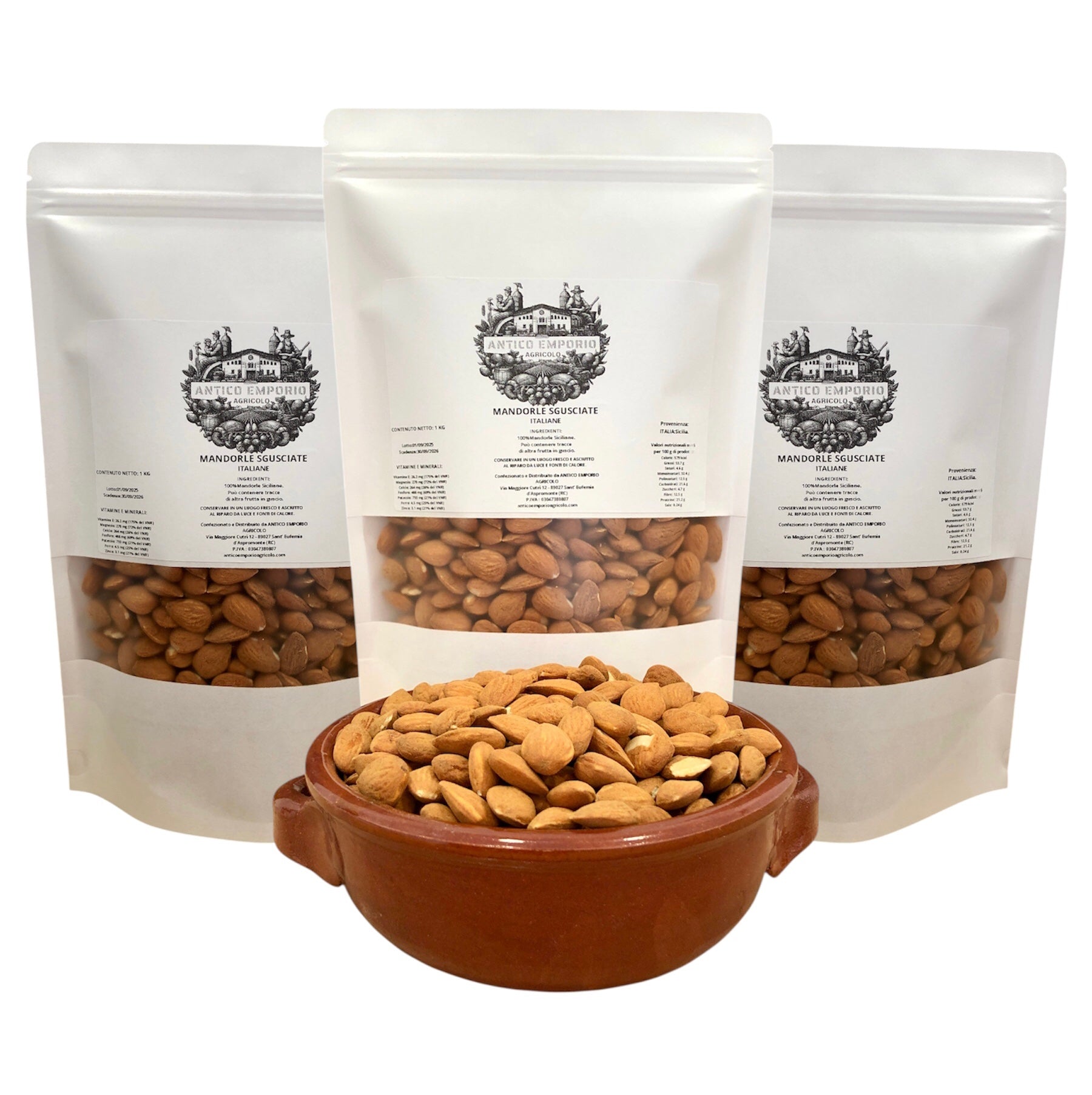 Mandorle Sgusciate Siciliane Naturali