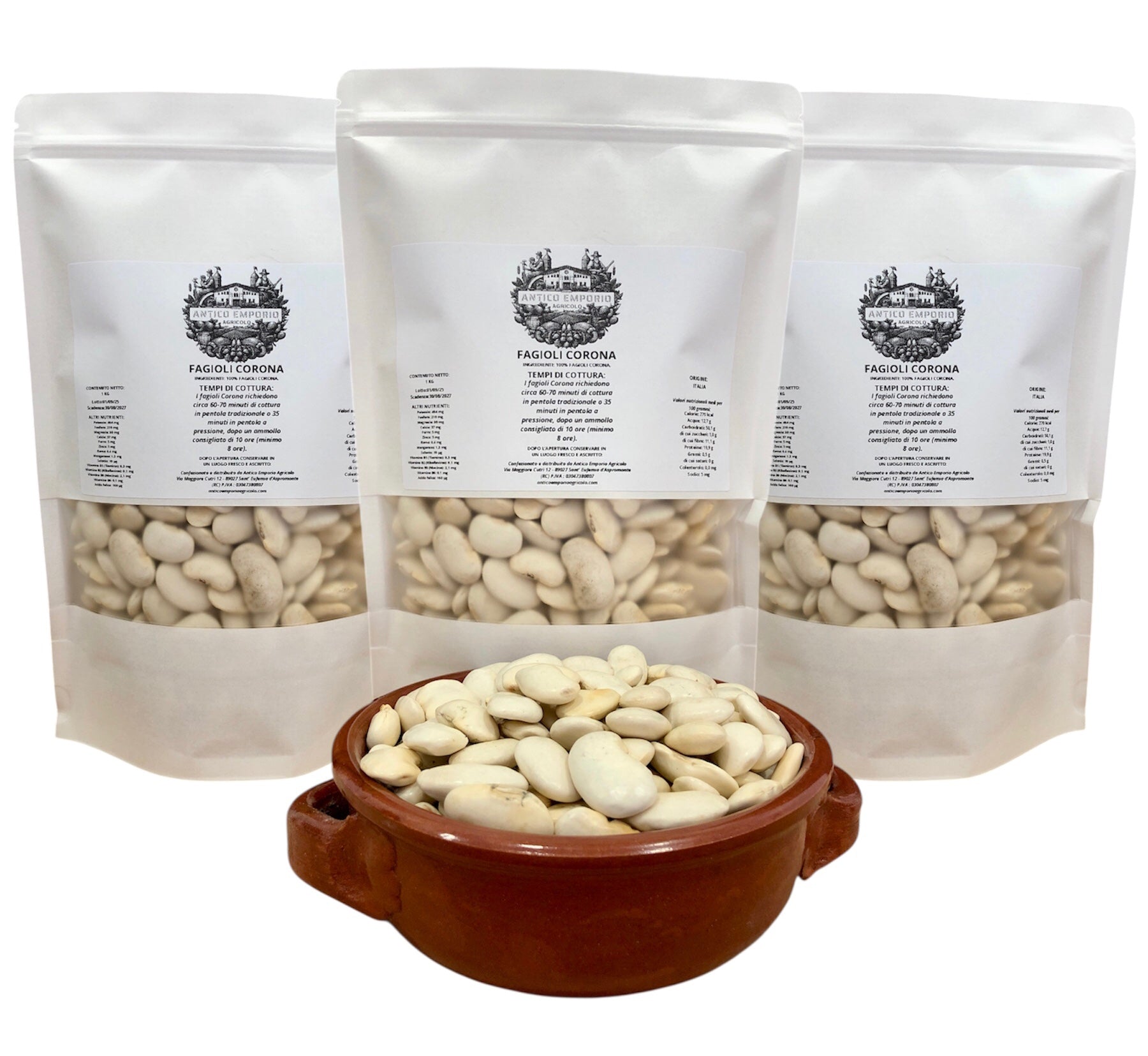 Fagioli Corona Secchi Naturali Selezionati