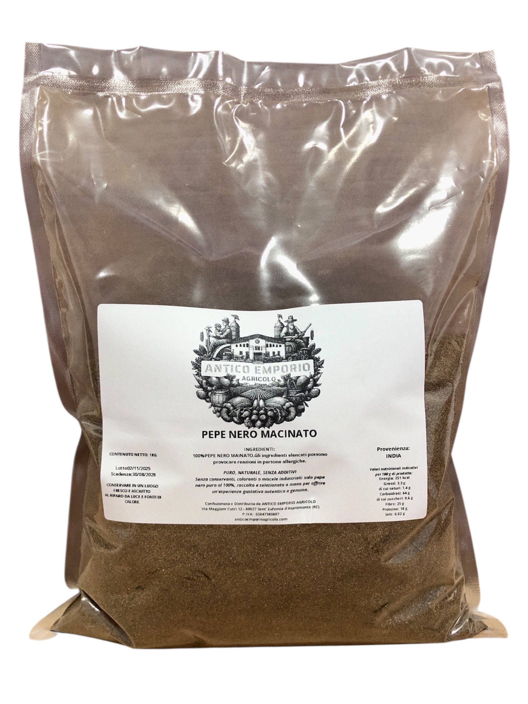 Pepe Nero Essiccato e Macinato