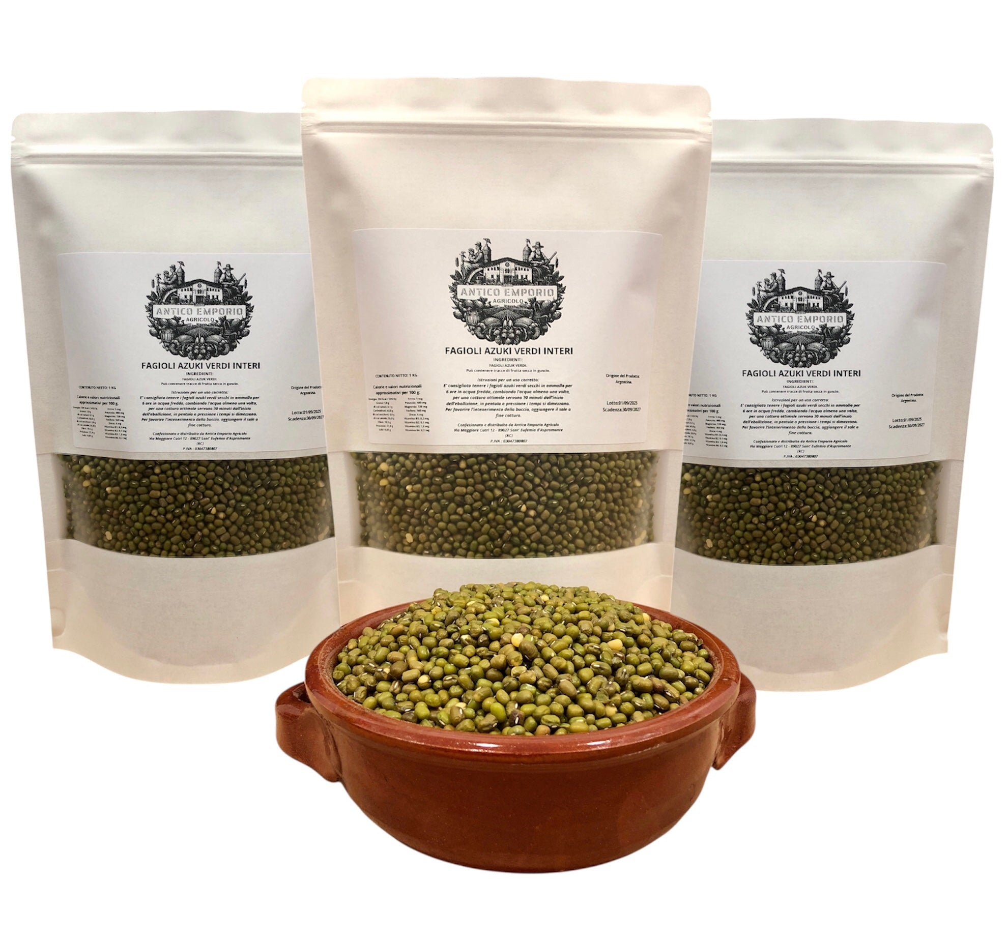 Fagioli Azuki Verdi Naturali