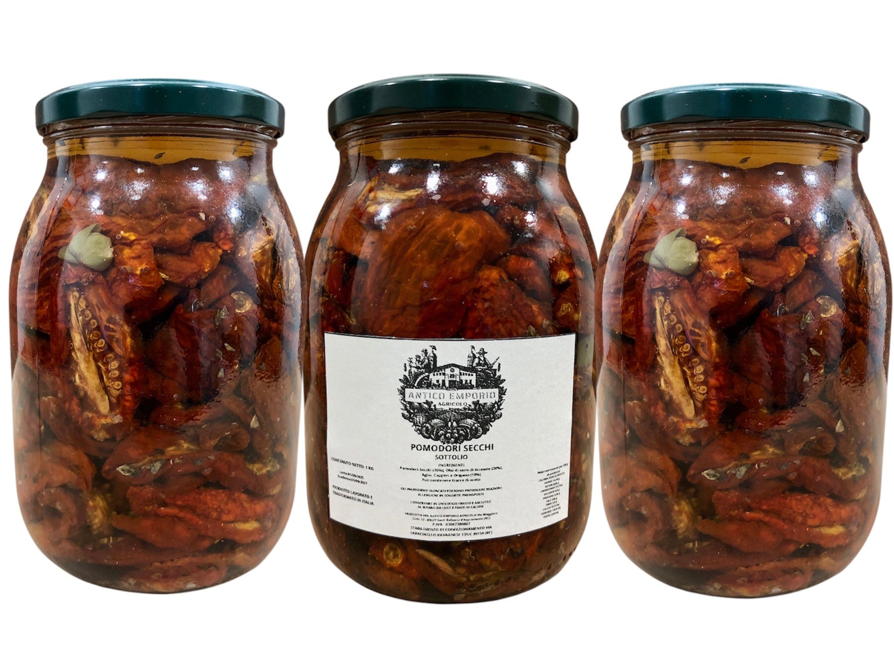 Pomodori Secchi Sottolio con Capperi