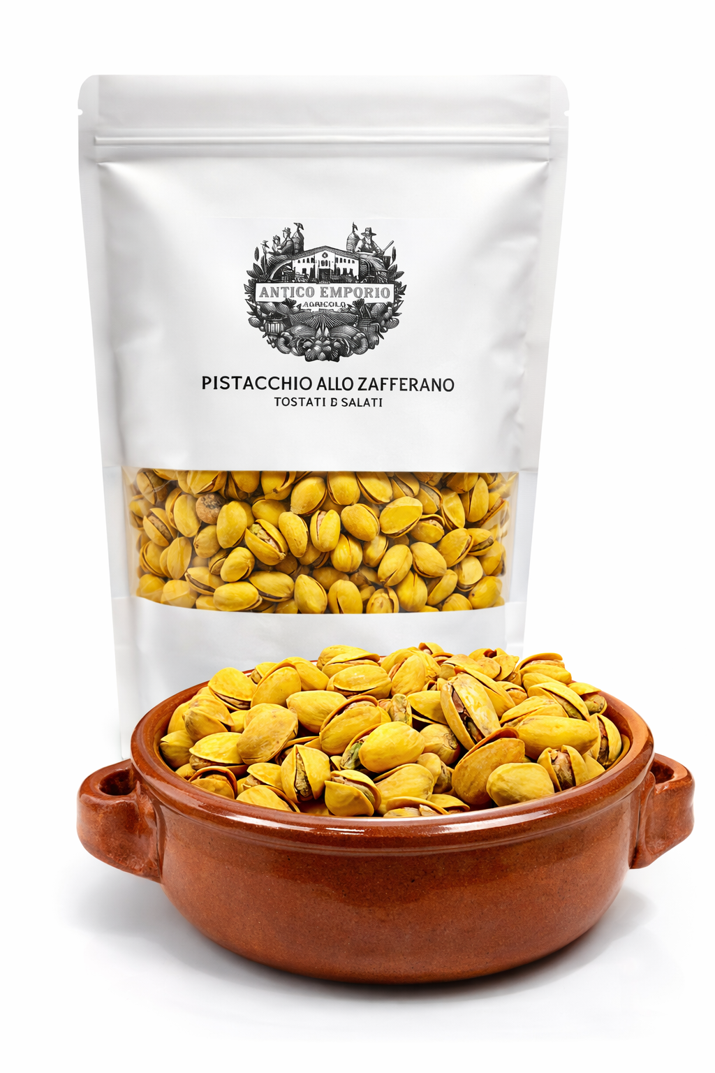 Pistacchio Tostato e Salato allo Zafferano