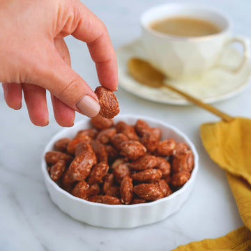 Mandorle Pelate Pralinate al Miele con Sale