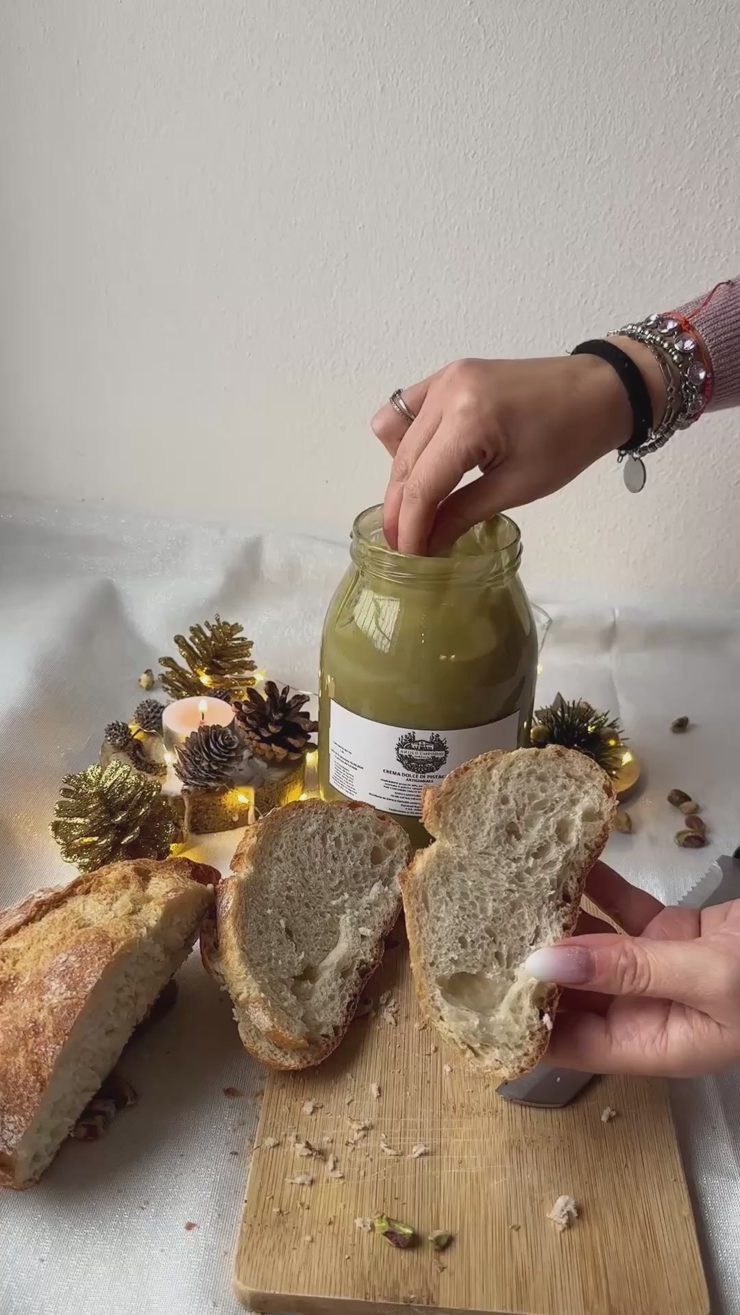 Crema di Pistacchio al 40% Dolce, Spalmabile e Artigianale
